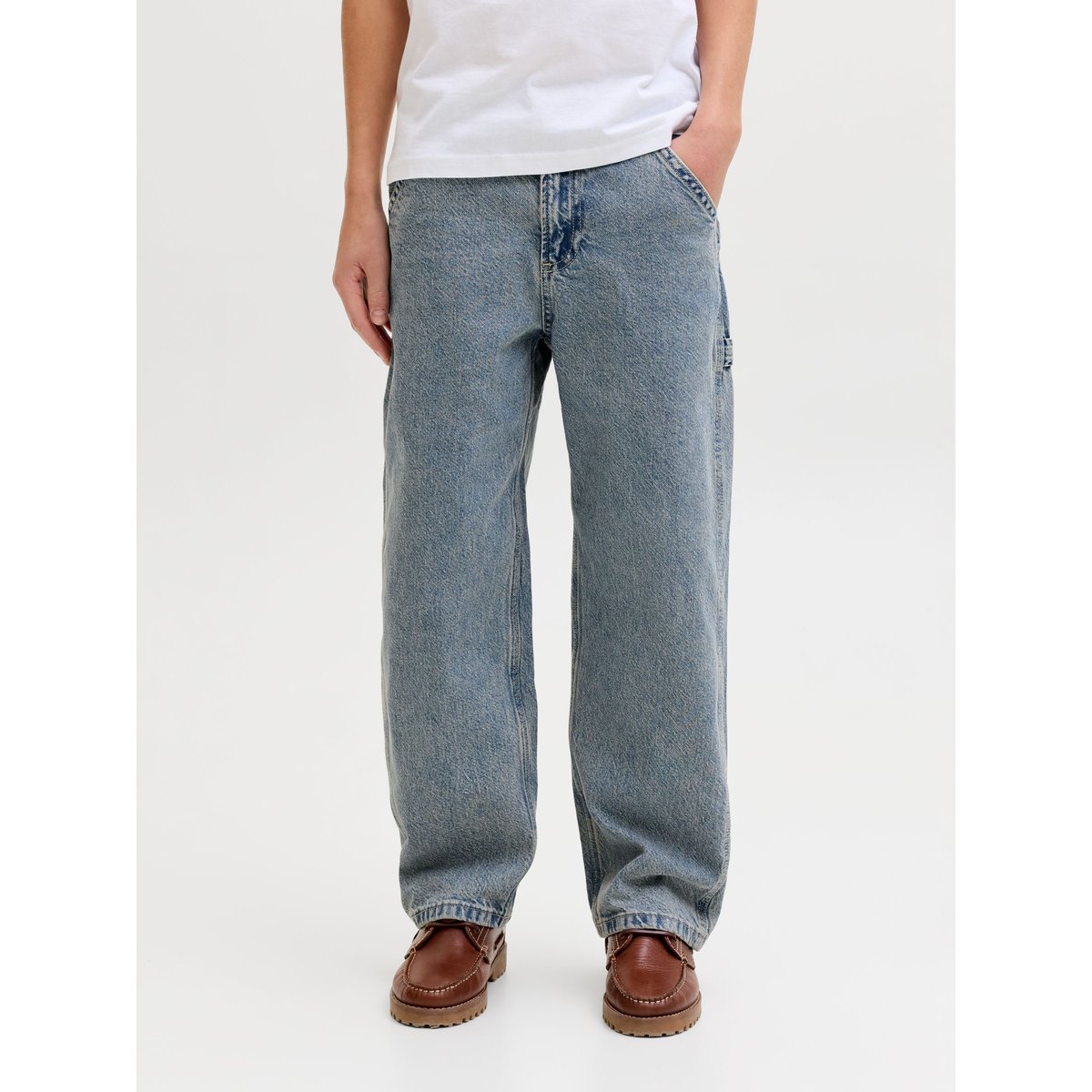 Jean Baggy Fit blue denim 1, JACK & JONES JUNIOR
