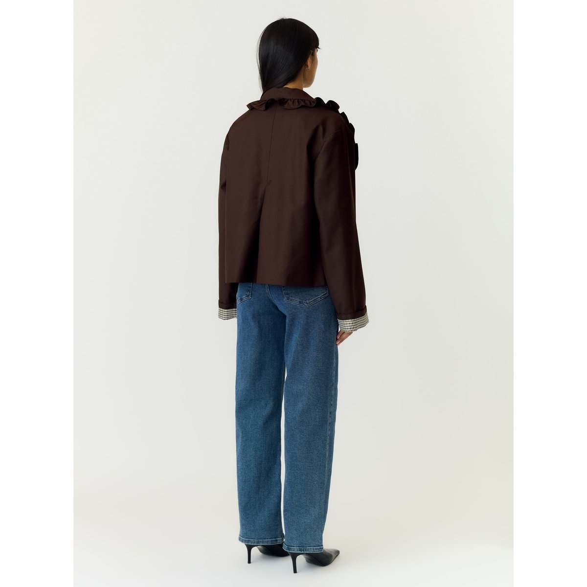 Trench marron - coffee bean1, YAS