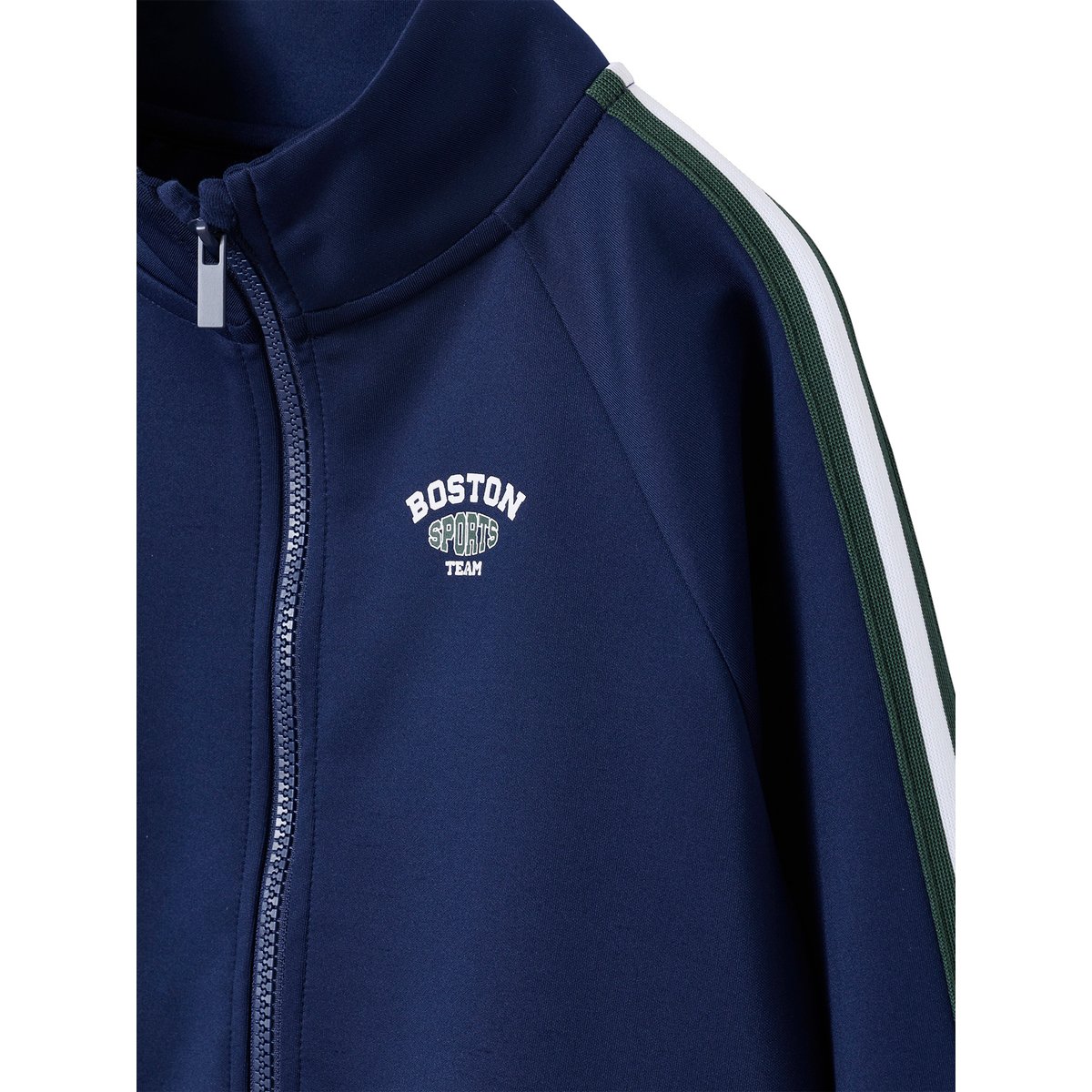 Sweat manches longues col montant marine, VERTBAUDET