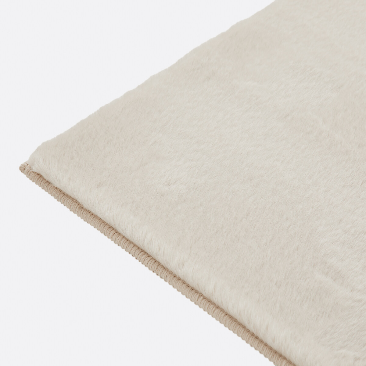 Tapis rectangulaire imitation fourrure, Esmia ecru, LA REDOUTE INTERIEURS