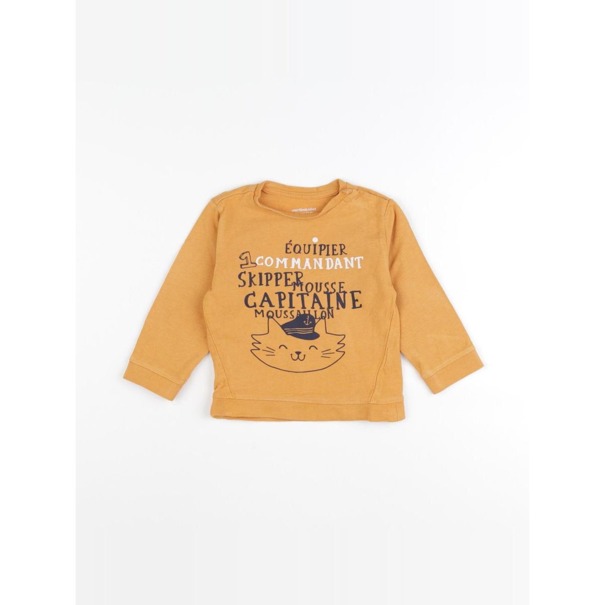 Sweat - Très bon état orange, VERTBAUDET