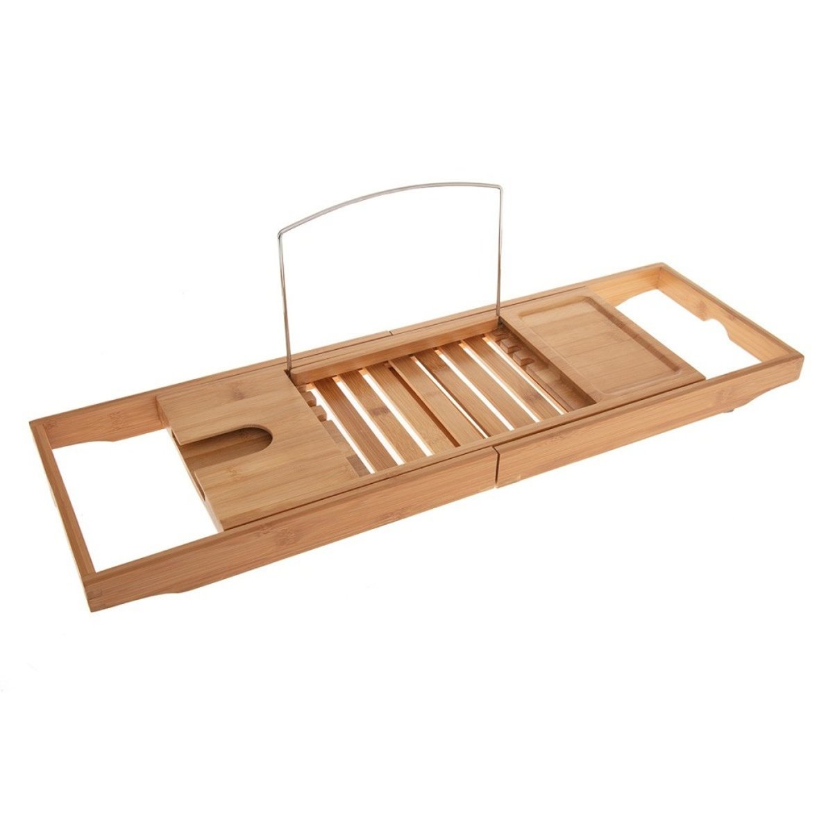 Plateau Pour Baignoire Extensible Natureo marron, ATMOSPHERA