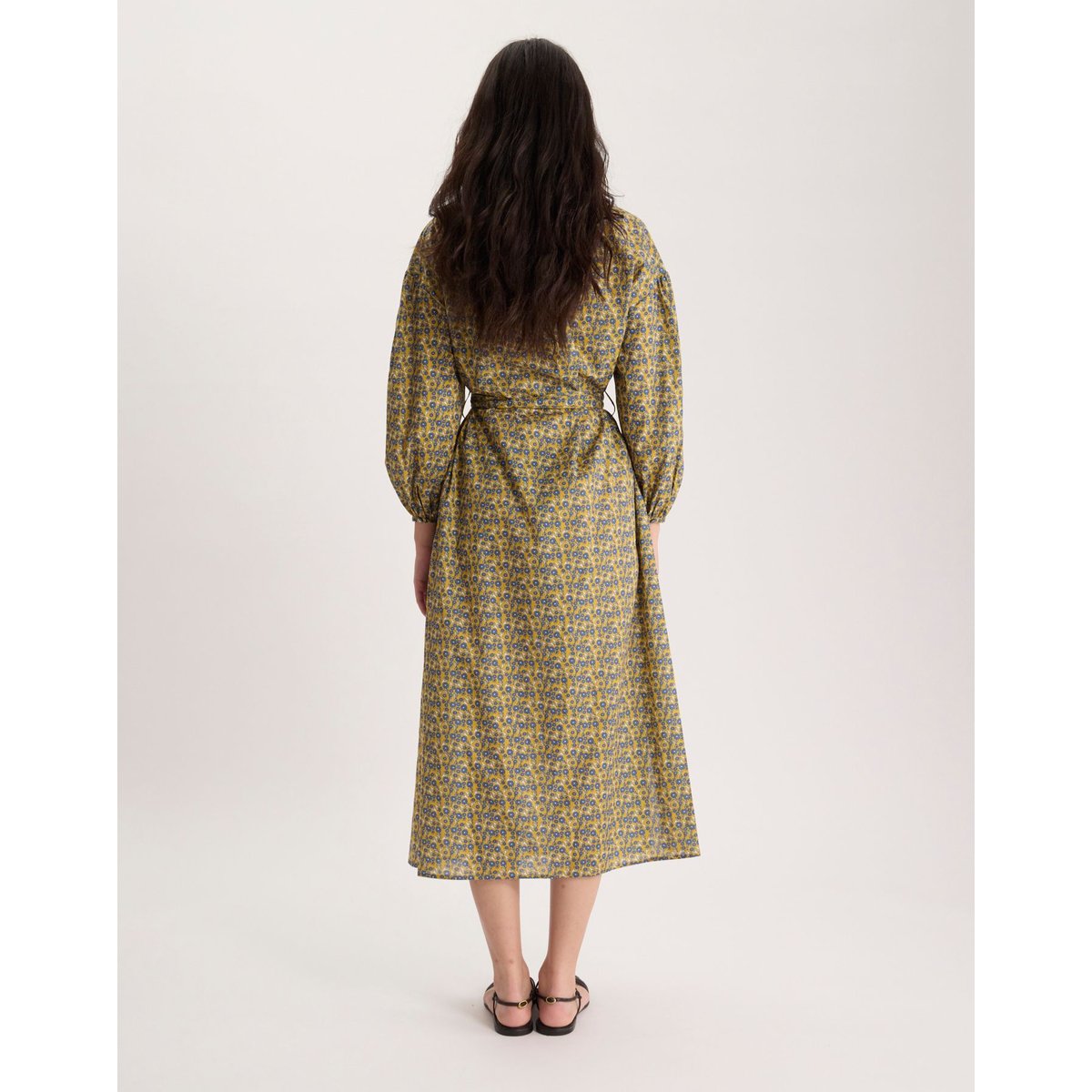 Robe Livia en coton jaune, INES DE LA FRESSANGE PARIS
