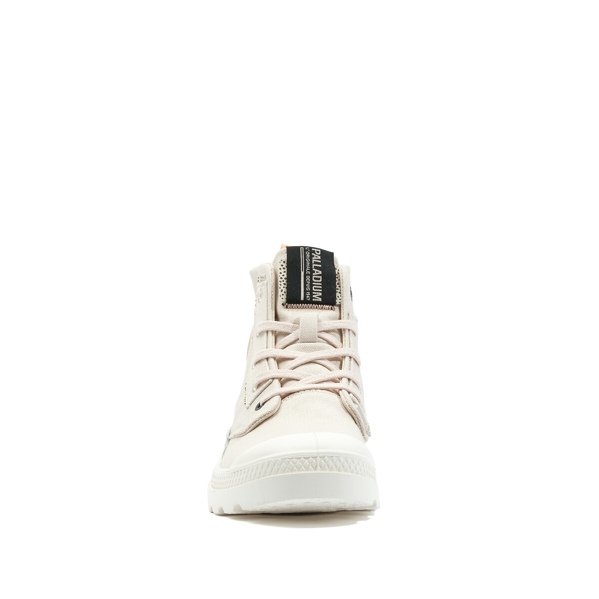 Sapatilhas de cano subido, Pampa Underlayer bege estampado + preto, PALLADIUM