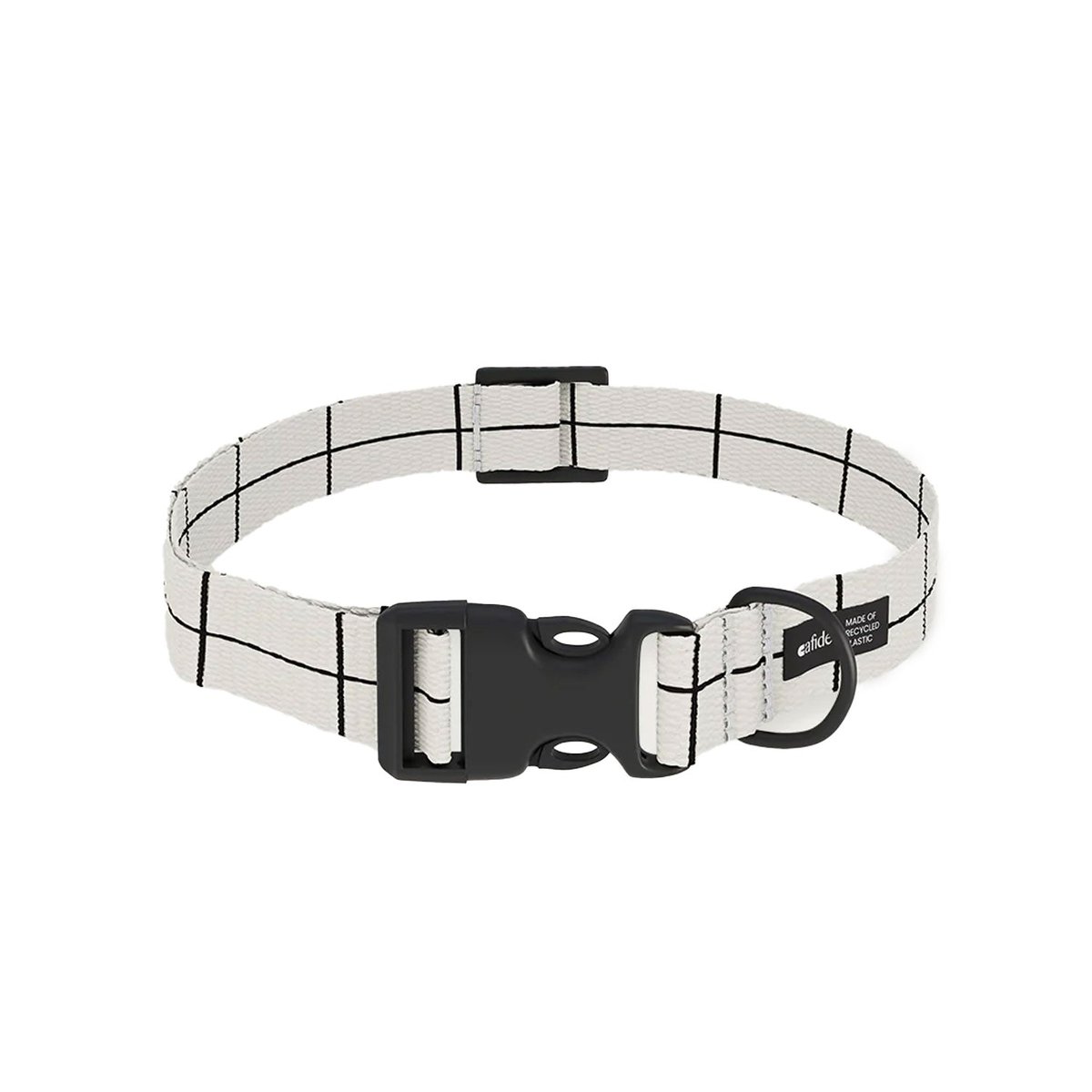 Collier PET recyclé linéaire design, JUNO beige, CAFIDE