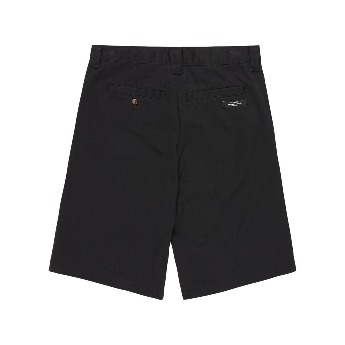 Short chino HOWLAND WORK 18.9" noir flint black, ELEMENT