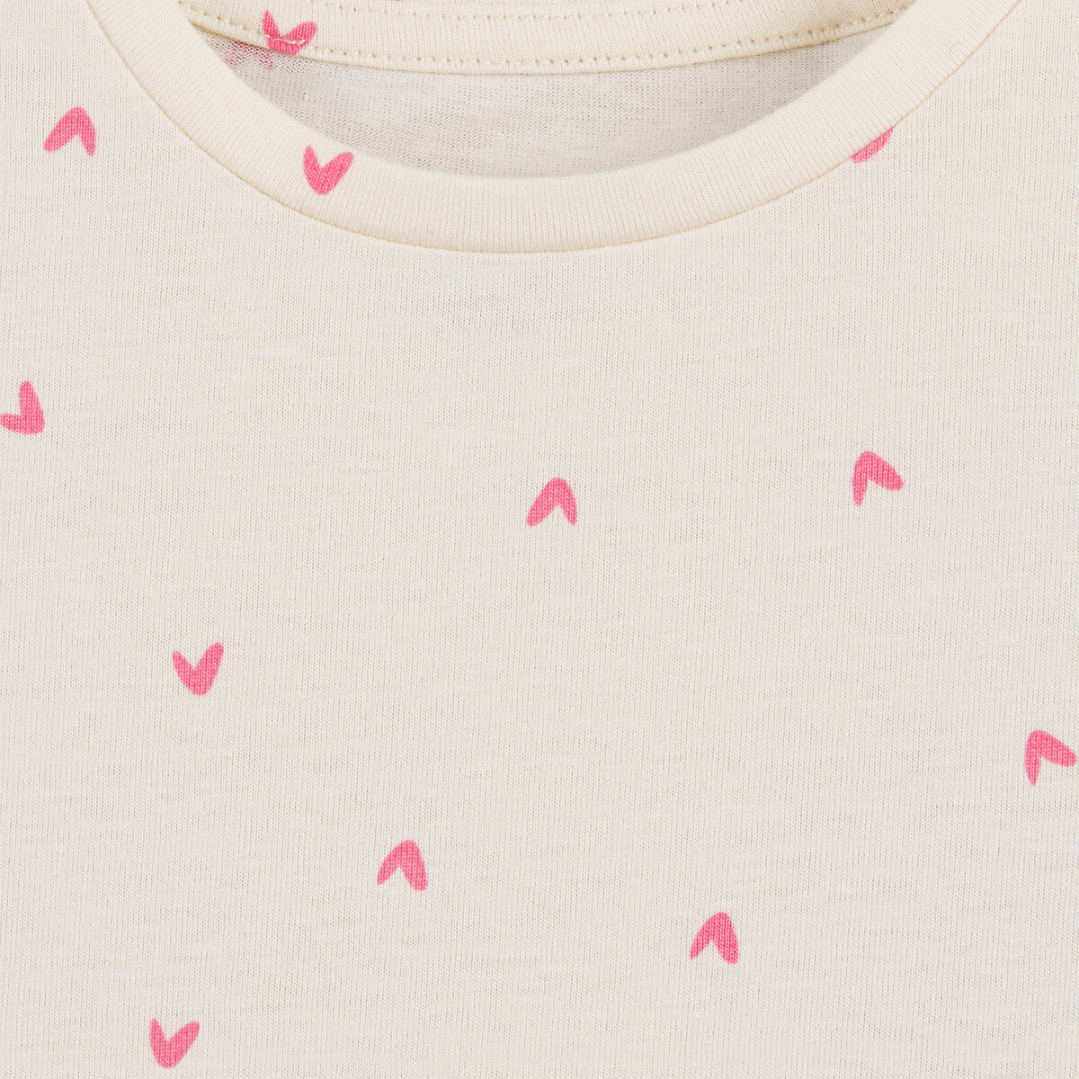 Lot de 4 T-shirts manches longues vert + rose + écru + camel, LA REDOUTE COLLECTIONS