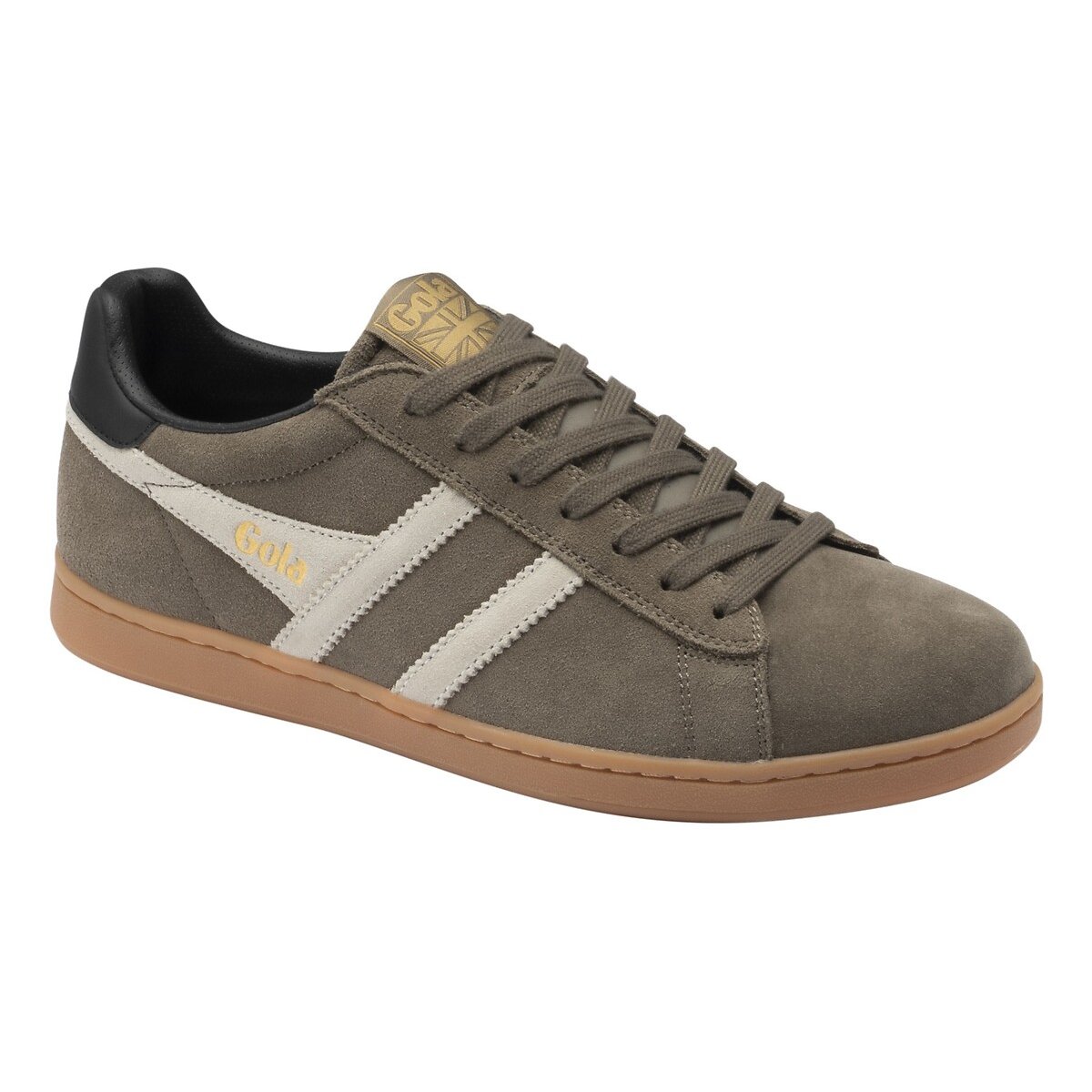 Baskets en cuir marron, GOLA