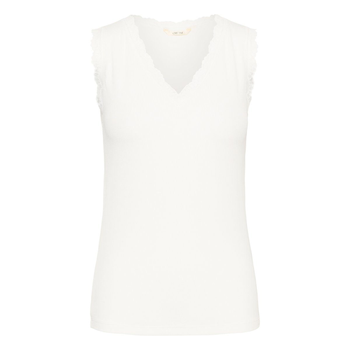 Jersey sans-manches blanc snow white, CREAM