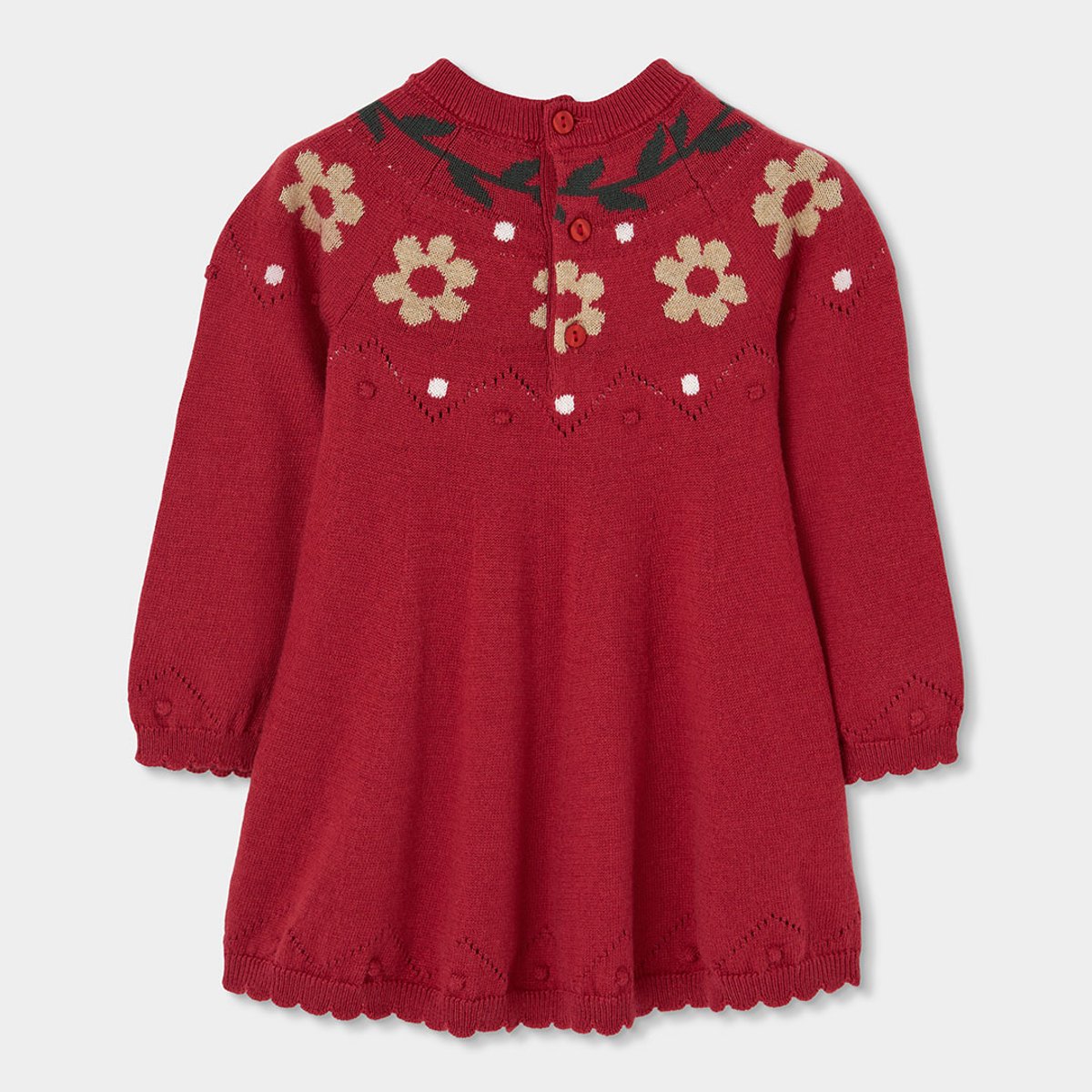 Robe fille imprimée fleurs rouge, BOBOLI