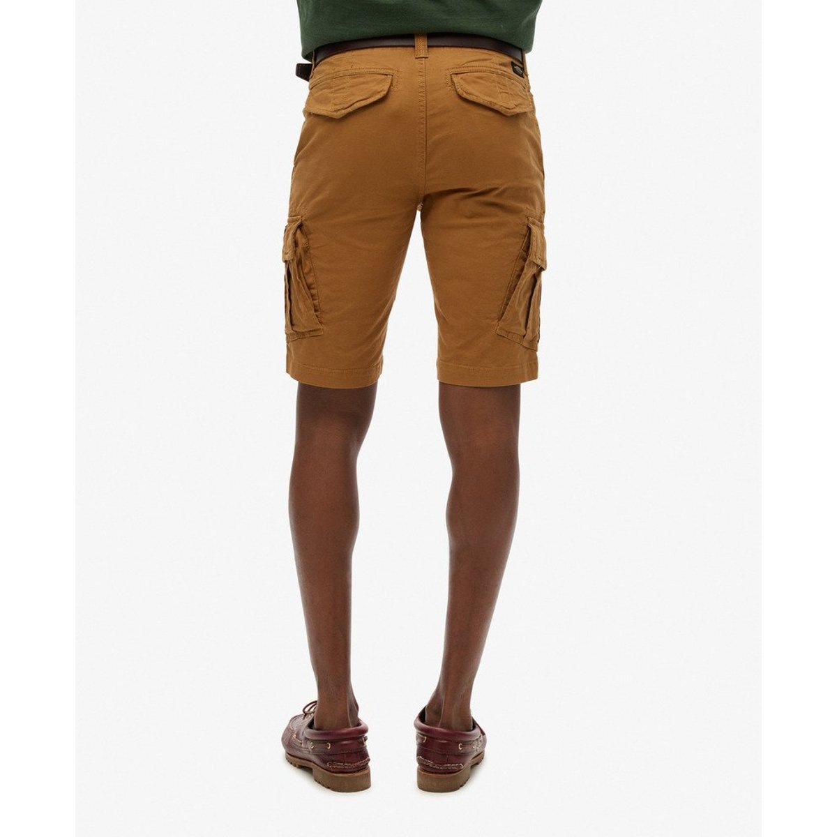 Short Cargo Organic Coupe Décontractée marron denim co tobacco, SUPERDRY