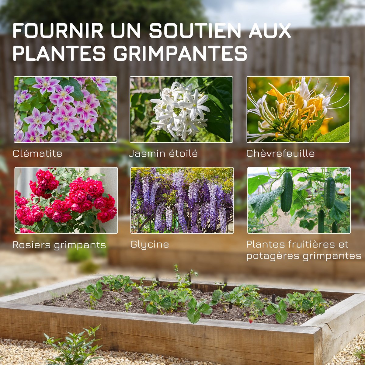 Tonnelle de jardin Acier Noir noir, OUTSUNNY