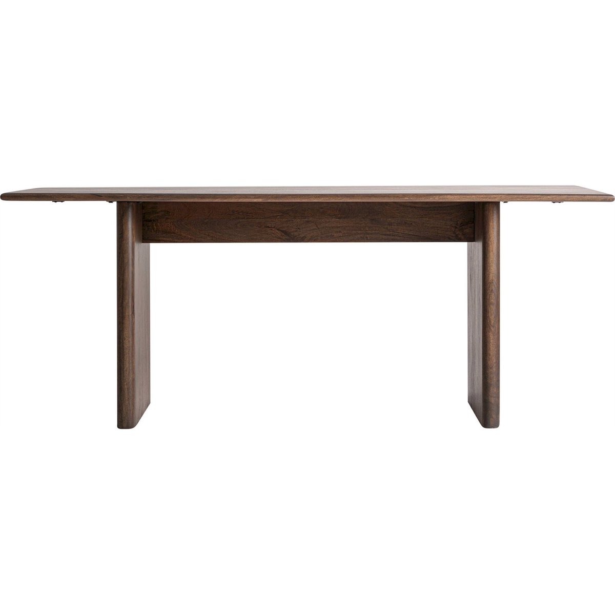 Bureau contemporain en bois de manguier marron bois naturel artisanal, RECOLLECTION