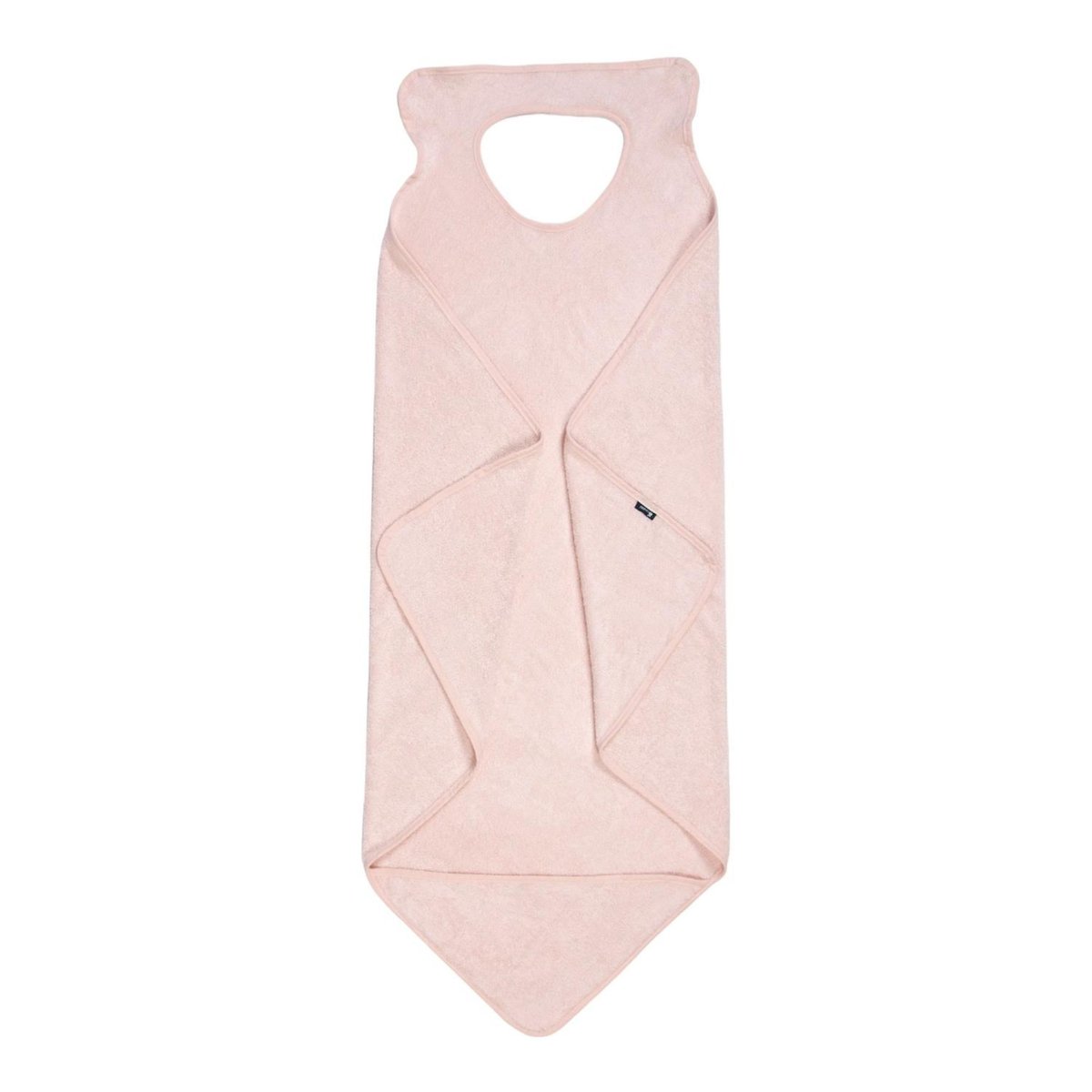 Cape de bain 2 en 1 pour bébé rose, CANDIDE