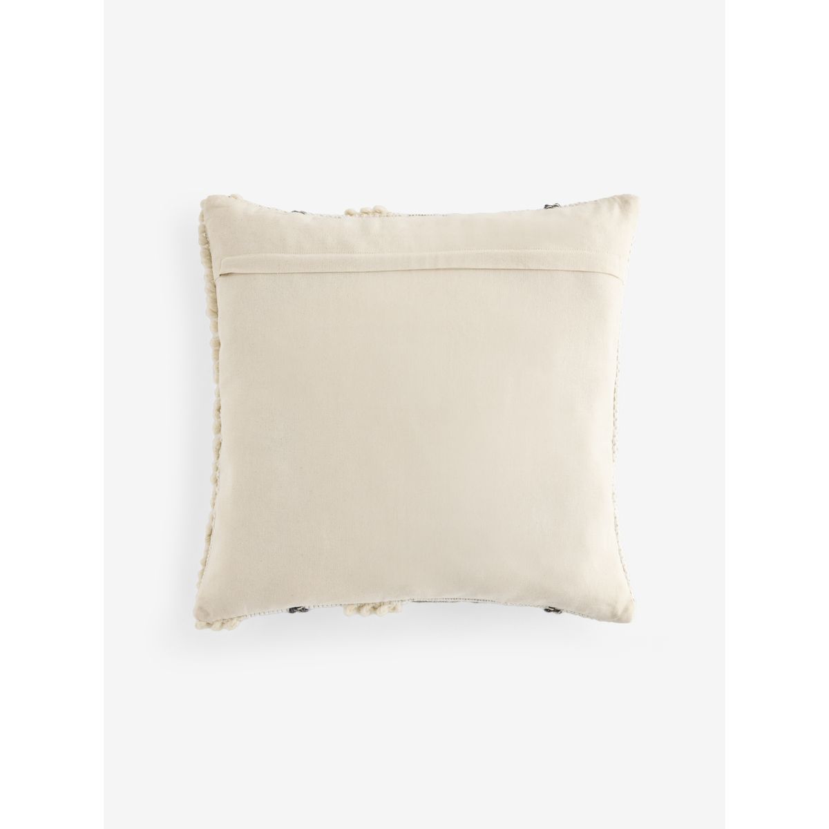 Coussin à rayures texturées gris, NEXT