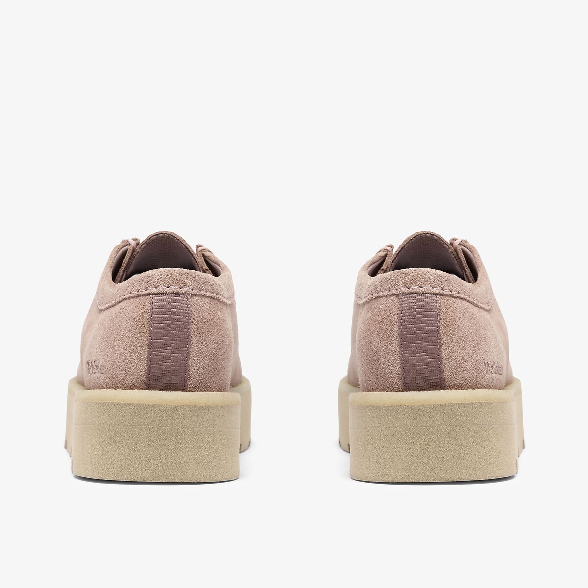 Scarpe in pelle scamosciata, suola con zeppa, MEARE WALLA rosa, CLARKS
