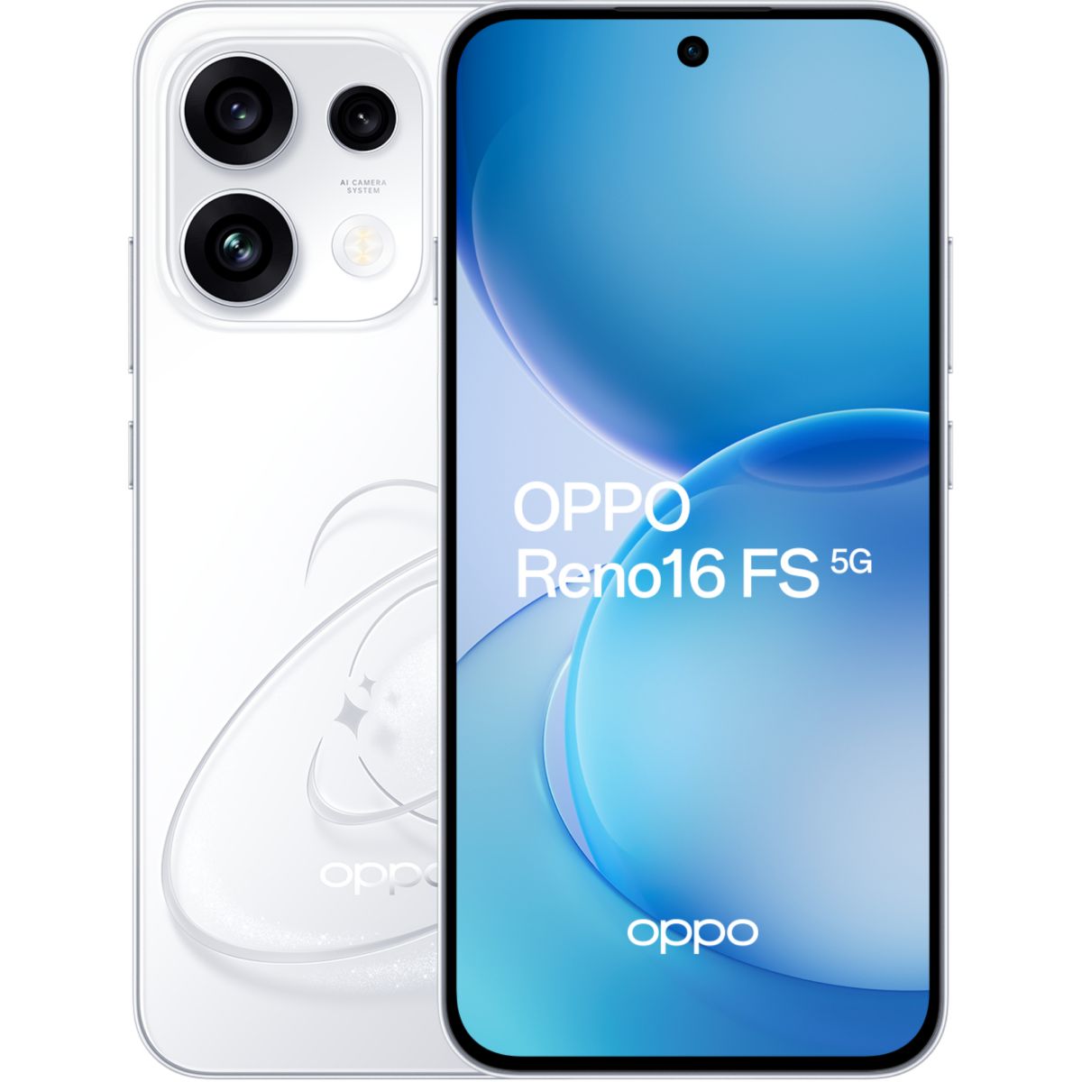 Smartphone Pack Reno 16 FS 5G 512Go Noir + Oppo Enco Air5 Pro couleur unique, OPPO