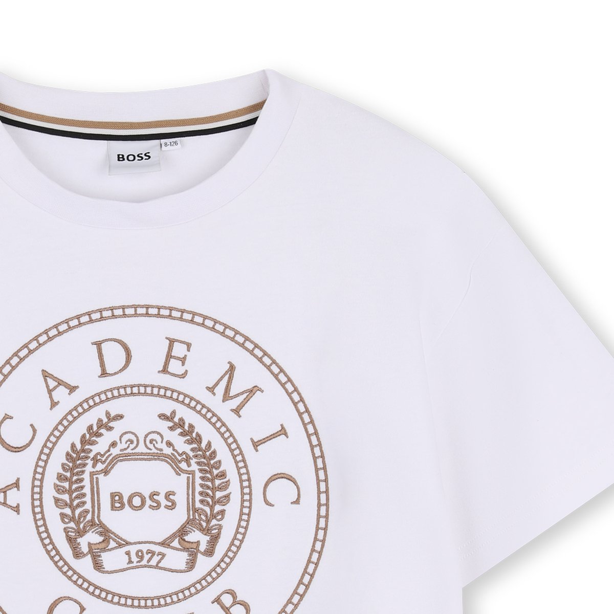 Tee-shirt manches courtes blanc, BOSS KIDSWEAR