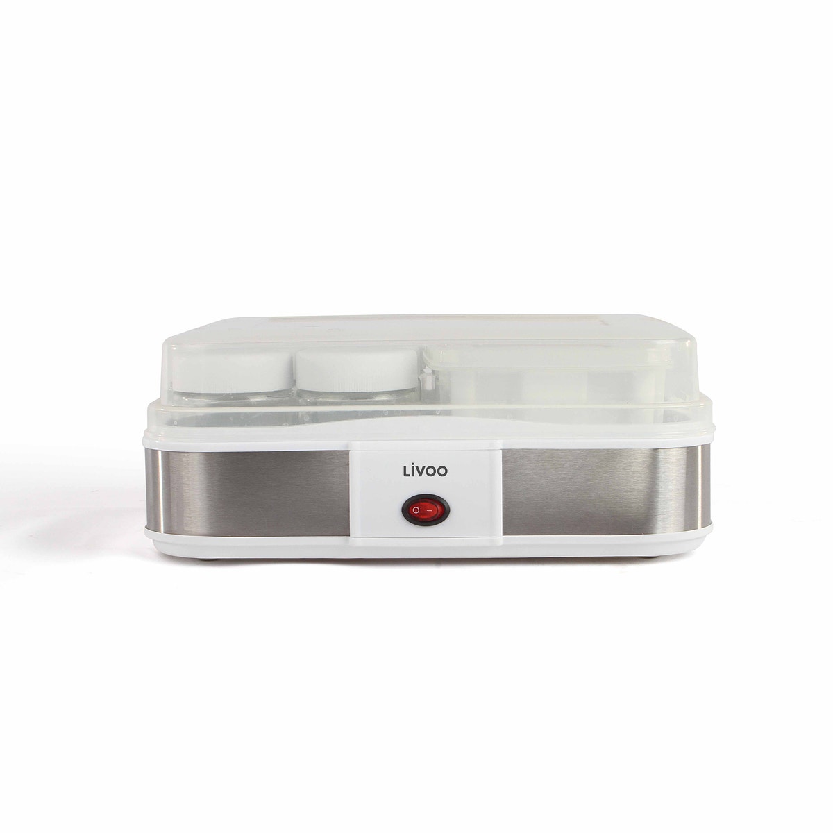 Yaourtière Fromagère 12 Pots Dop156 blanc, LIVOO