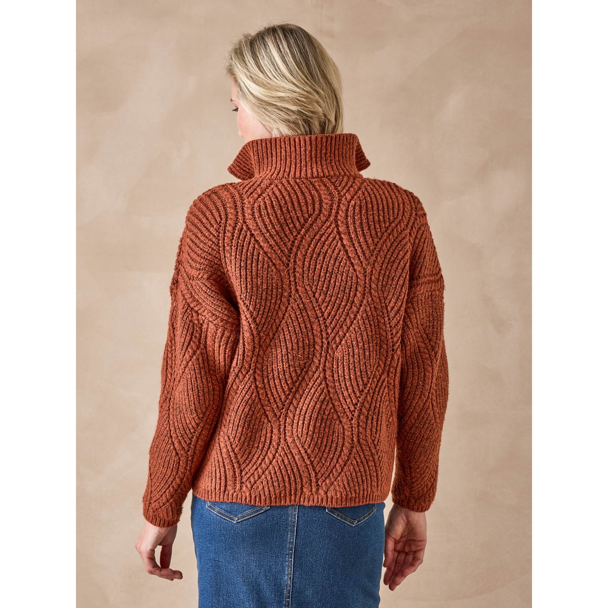 Pull camionneur fantaisie et bonnet potiron, DAXON