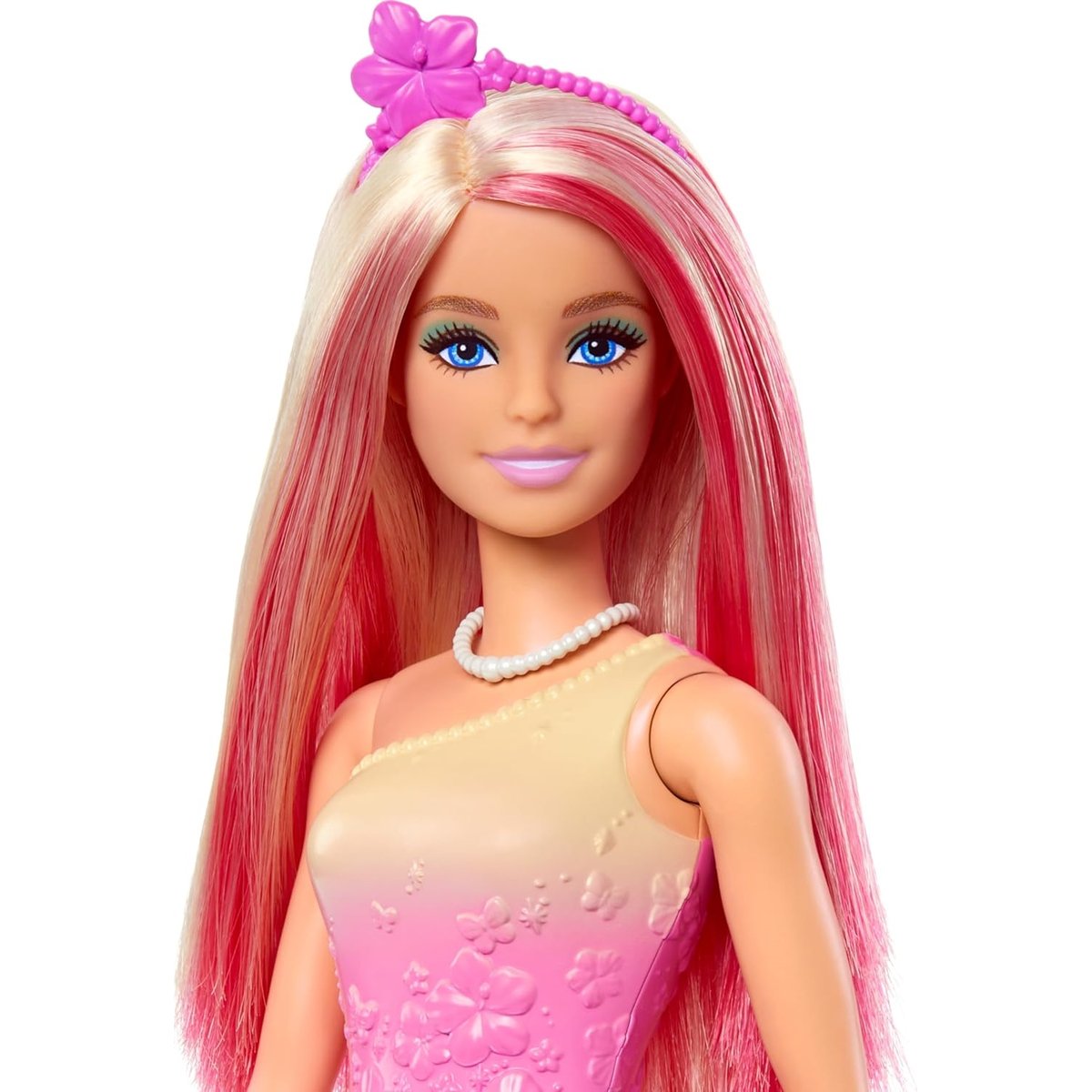 Poupées sirènes avec cheveux fantaisie rose, MATTEL