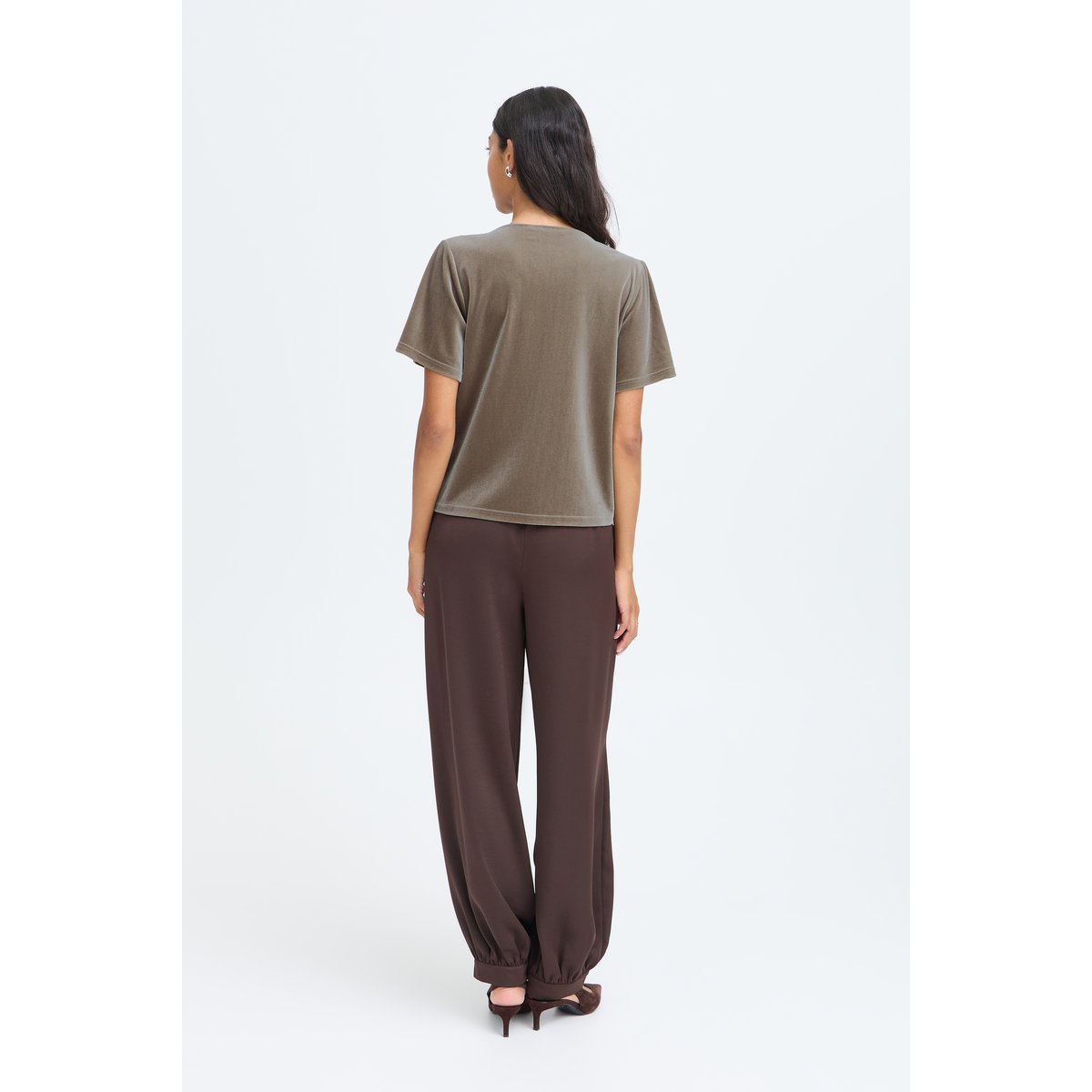 T-shirt beige walnut, B.YOUNG