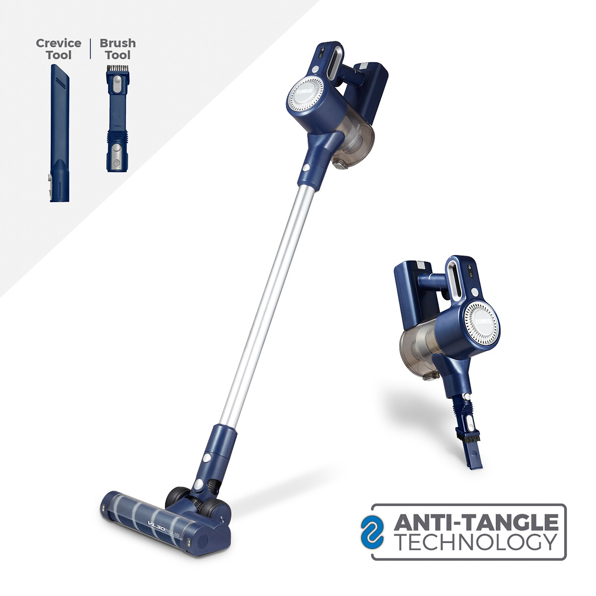 VL35 Pro Cordless Anti Tangle Vacuum - T513008 blue, TOWER