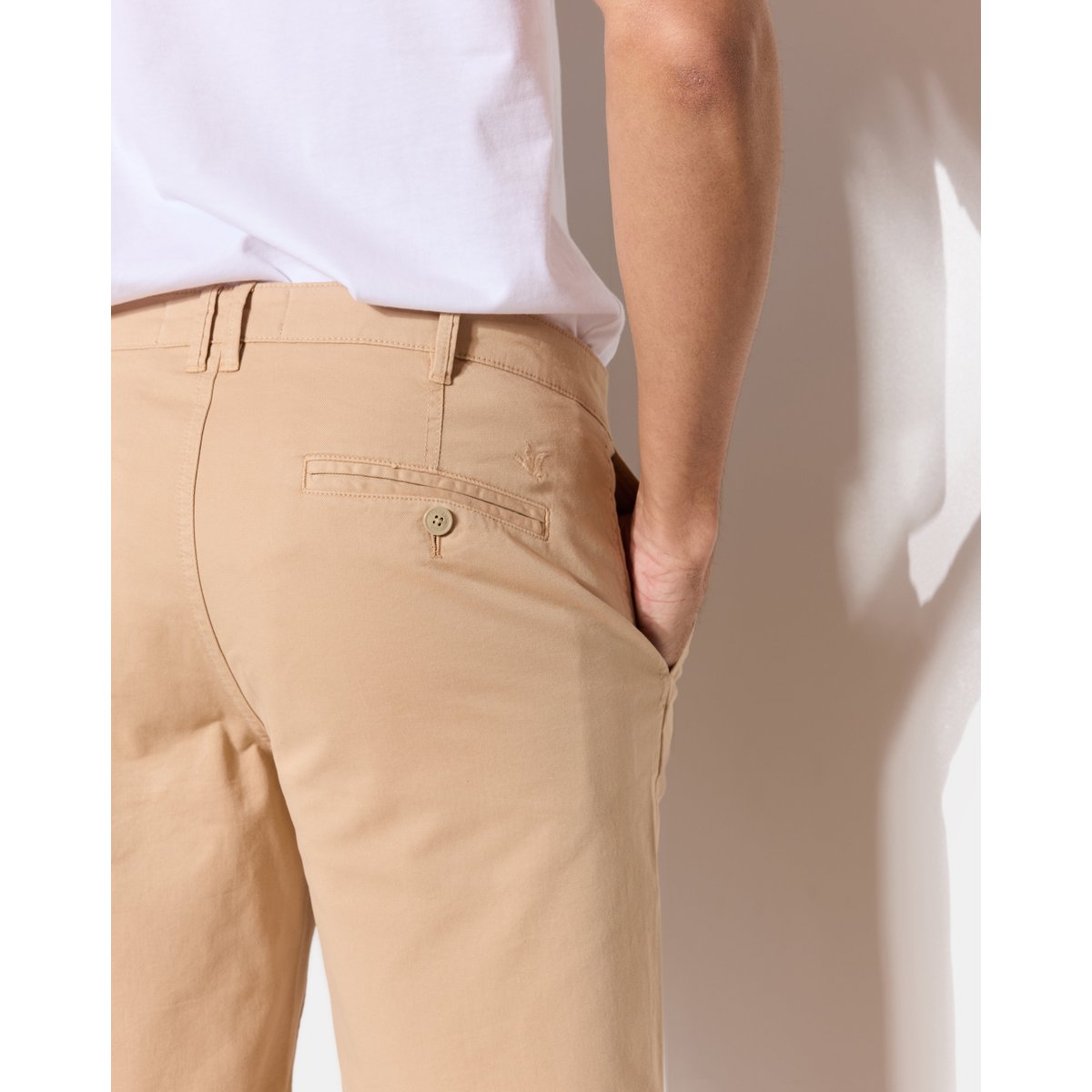 Short en coton CHINO SHORT beige, CHEVIGNON