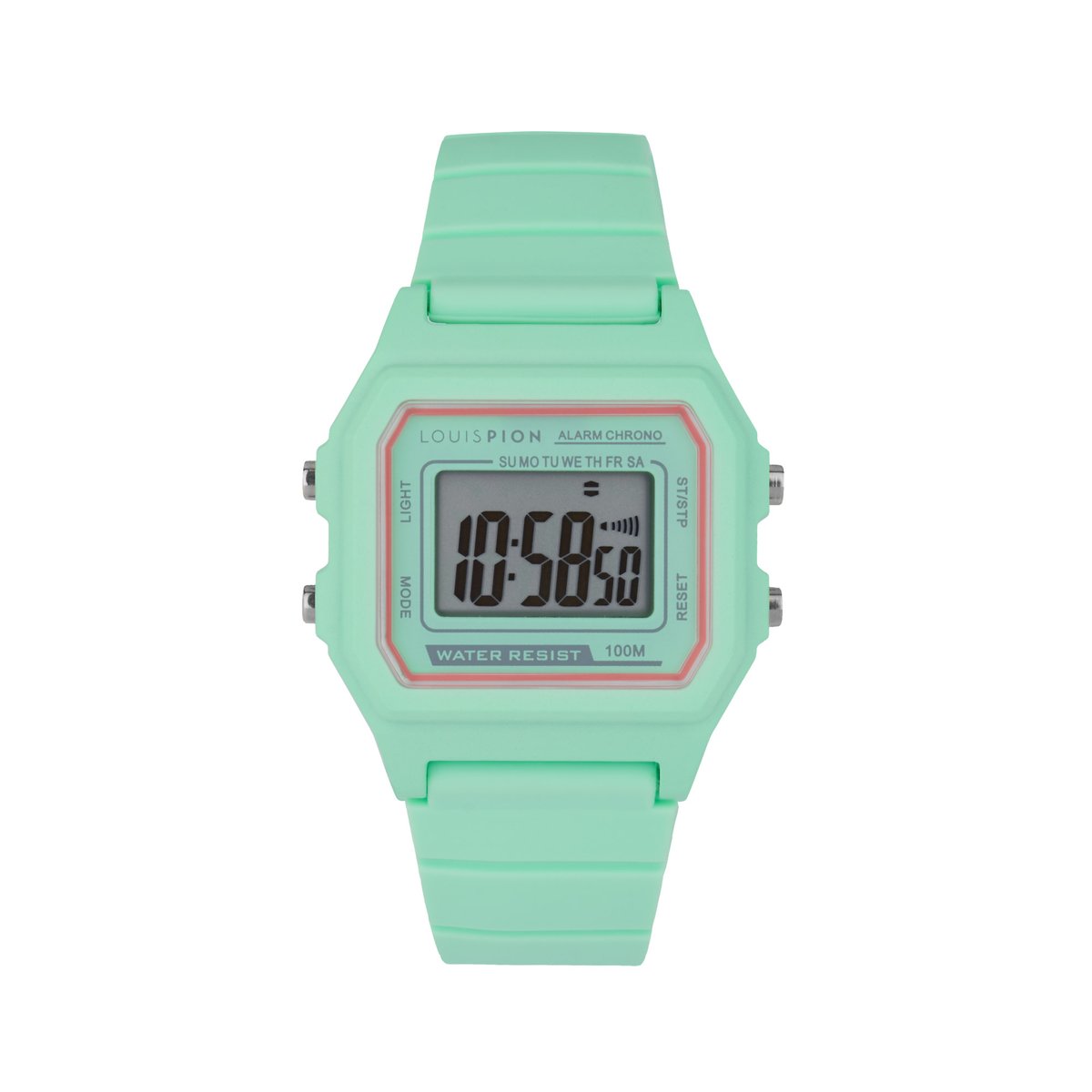 Montre Digital CAMILLE vert vert vert, LOUIS PION