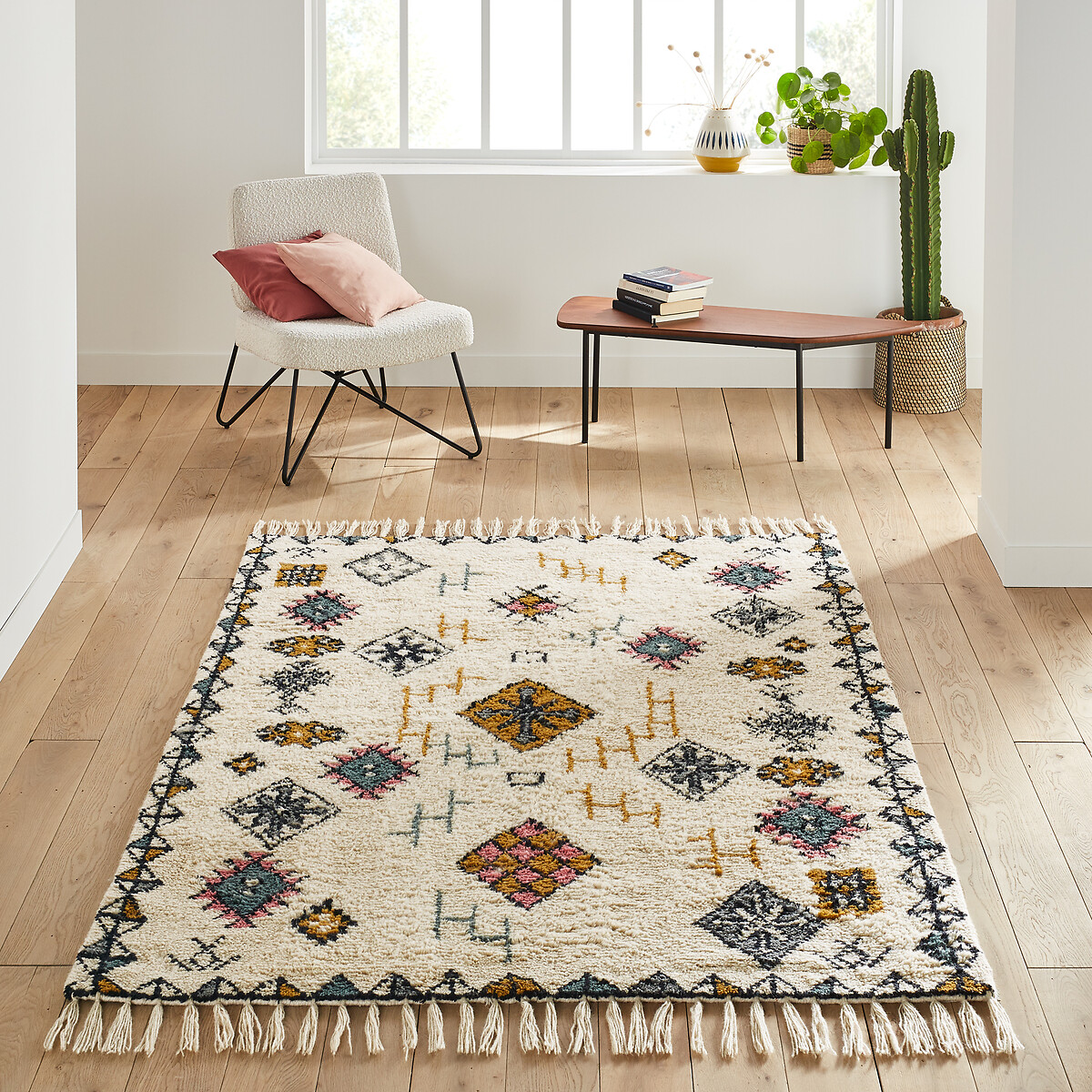 Tapis style berbère en laine, Jalna multicolore, LA REDOUTE INTERIEURS