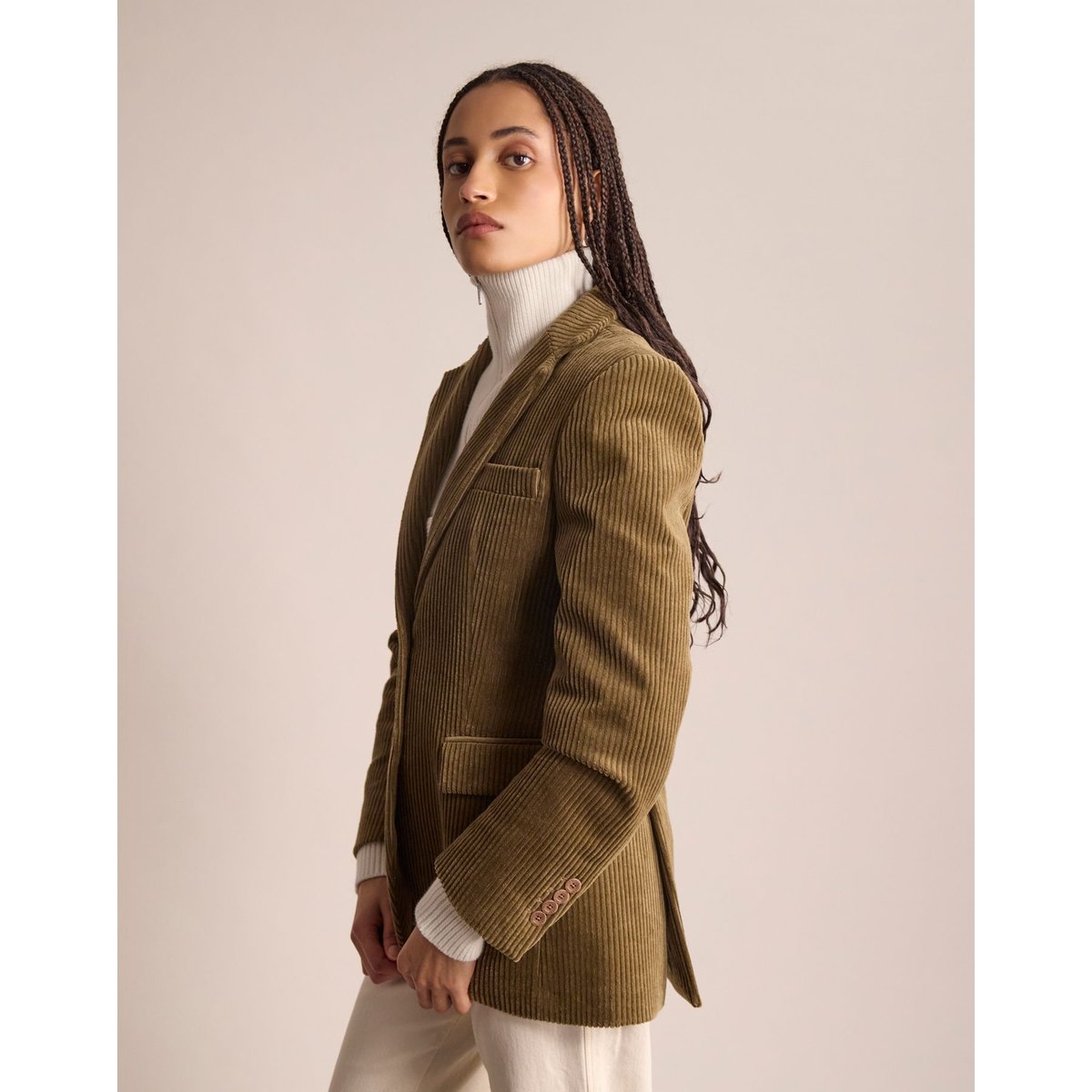 Veste Louane beige, INES DE LA FRESSANGE PARIS