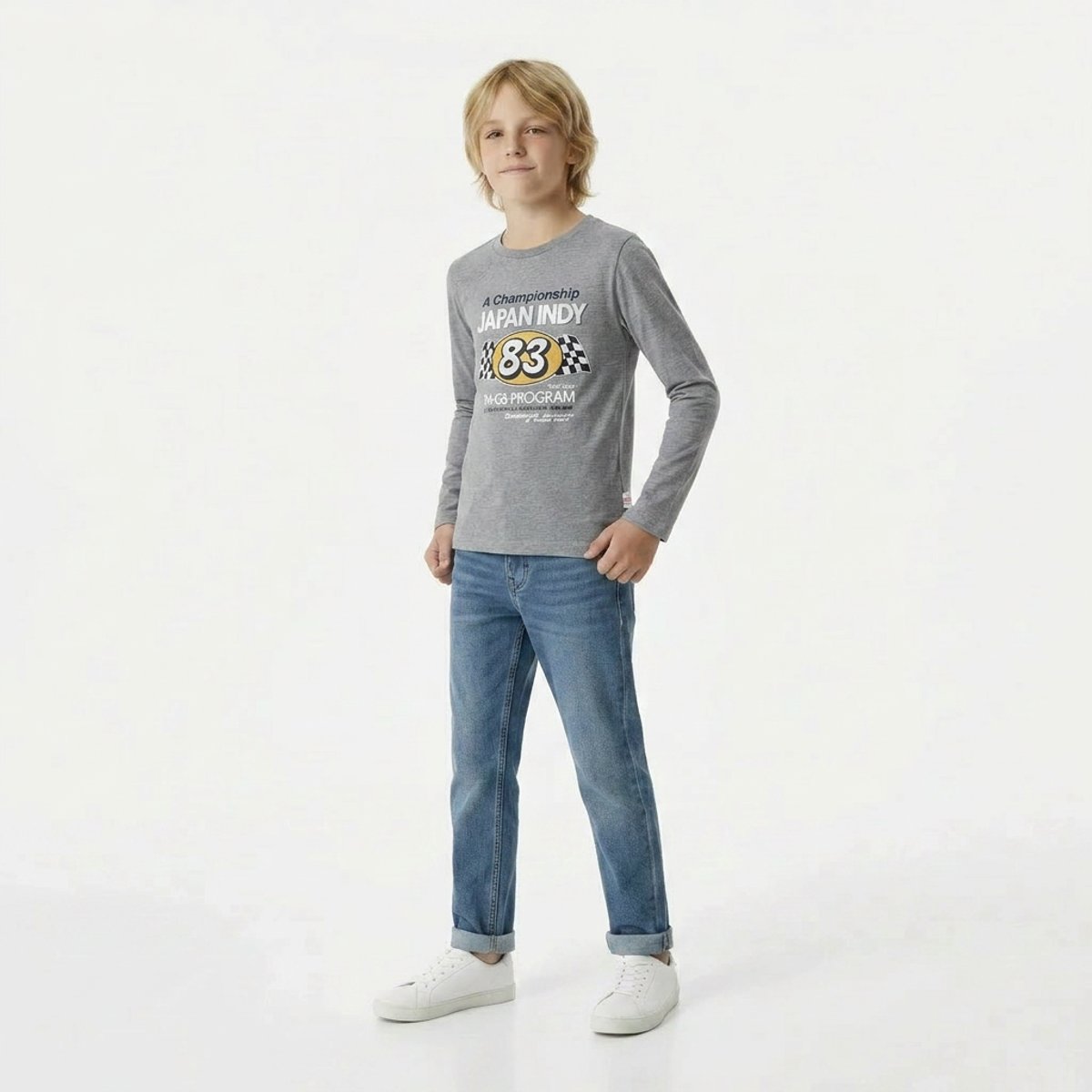 JAPAN RAGS - T-SHIRT - GRIS -
  10 ANS gris, JAPAN RAGS