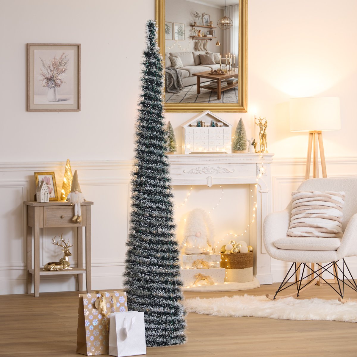 Sapin de Noël artificiel Jolly Pop pop-up 185 cm vert, FEERIC LIGHTS & CHRISTMAS
