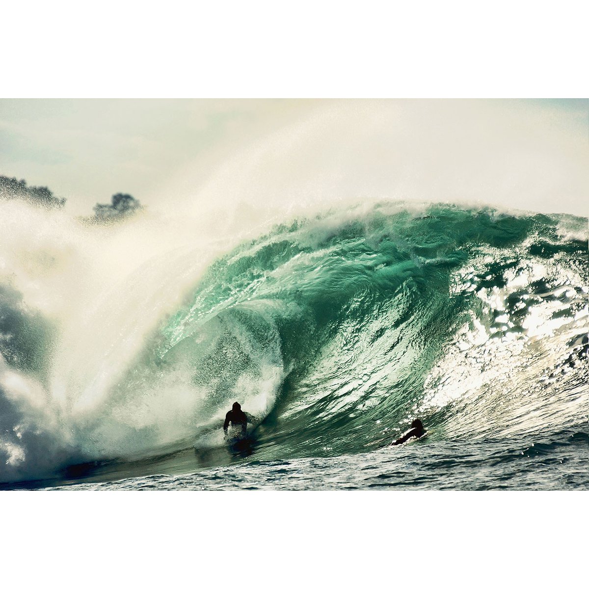 Tableau surf tube en bodyboard tableau alu dibond, HEXOA