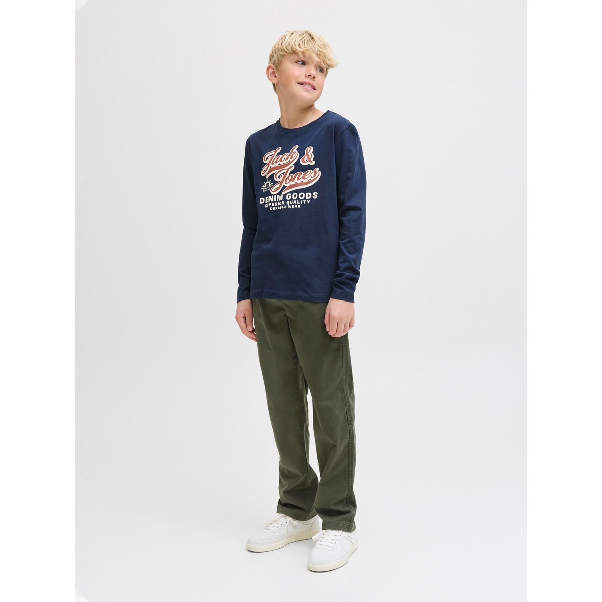Pantalon Coupe Décontractée olive night, JACK & JONES JUNIOR