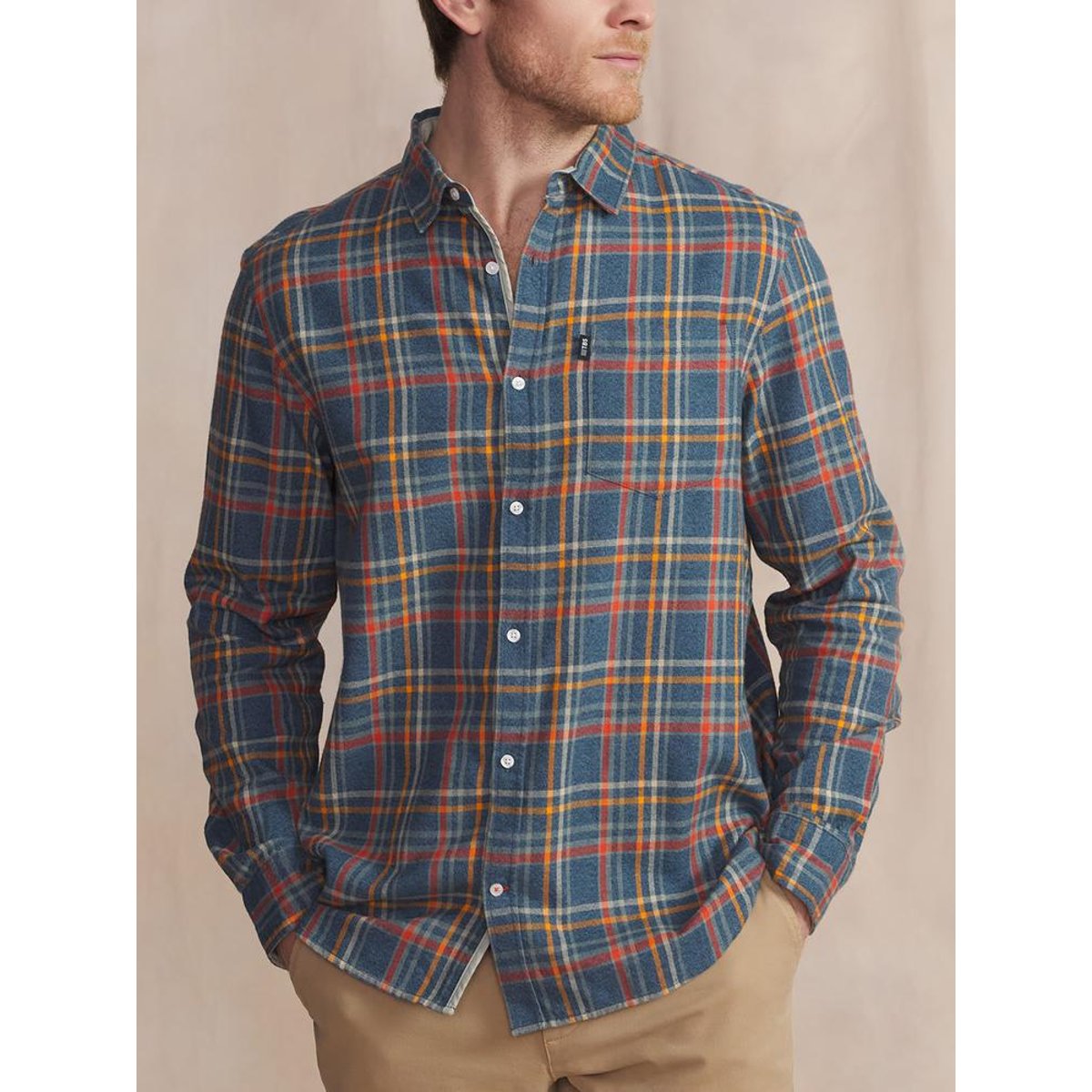 Chemise manches longues FRANKCHE celeste, TBS