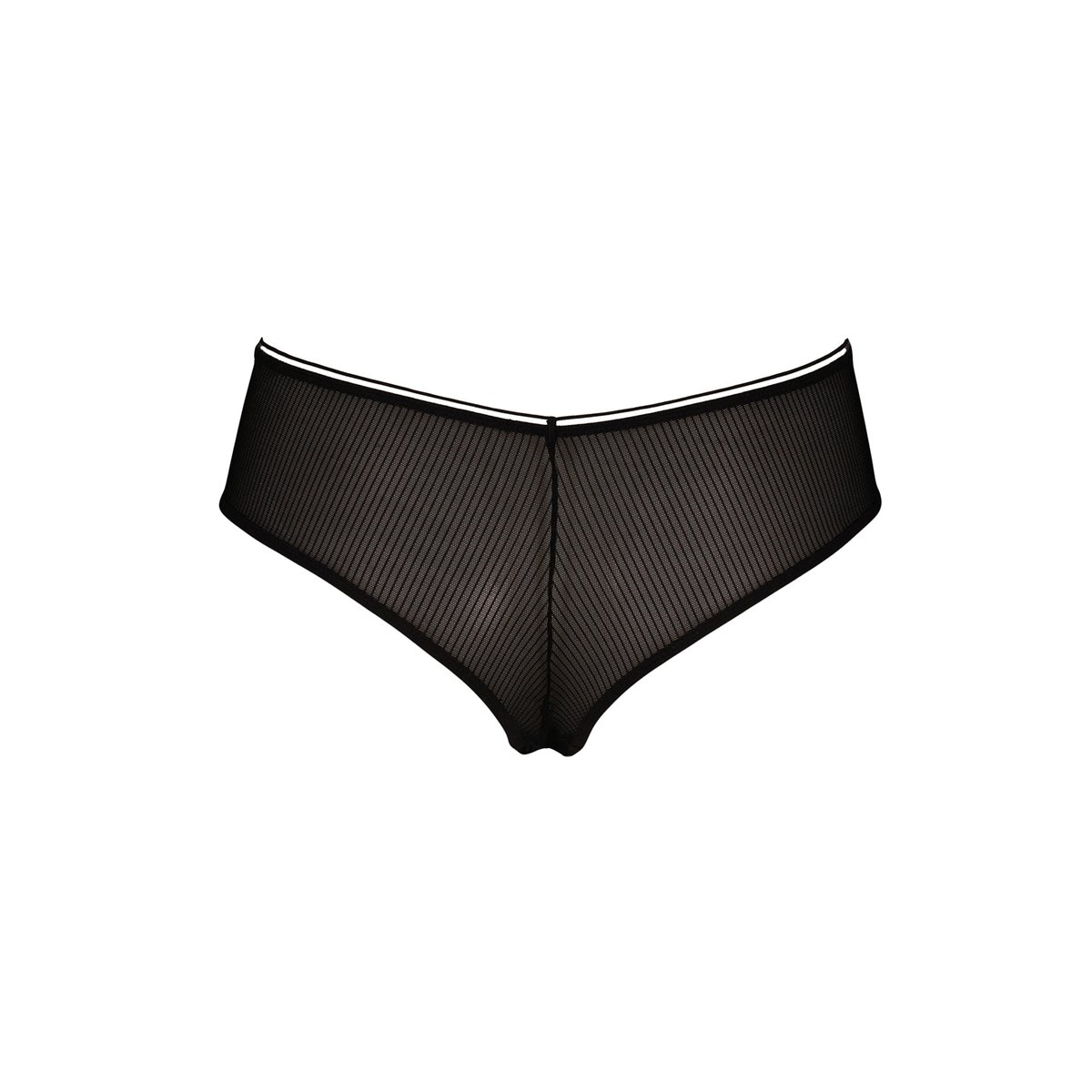 Tanga en broderie INTUITION noir, MAISON LEJABY