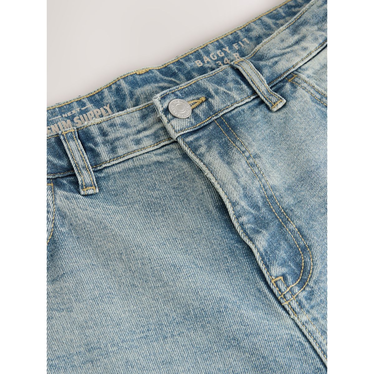 Jean vintage délavé bleu clair, NEXT