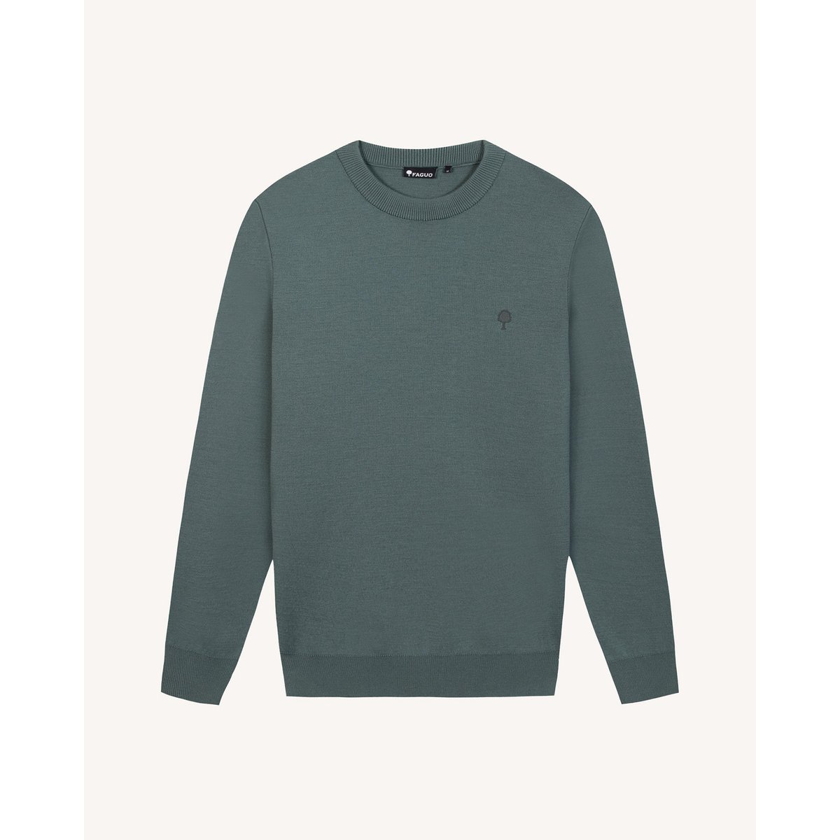 Pull laine MARIGNE bleu, FAGUO