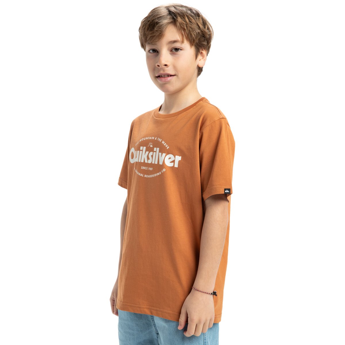 T-shirt à manches courtes EV SHAPE ALL DAYS marron bran, QUIKSILVER