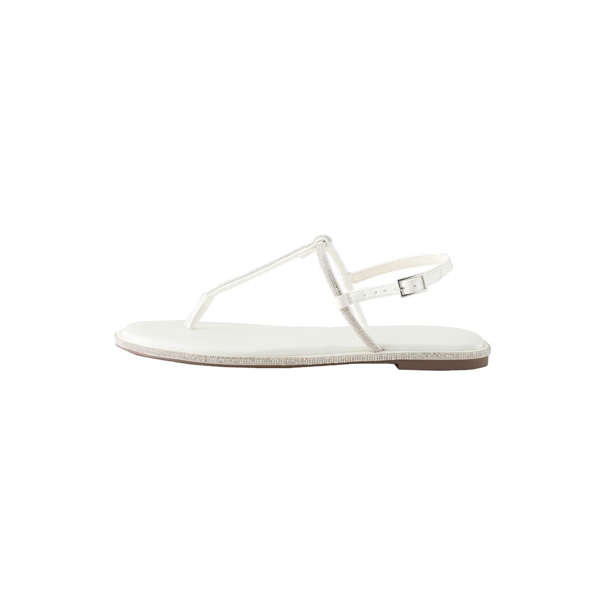 Sandales brillantes style salomé ivoire, NEXT