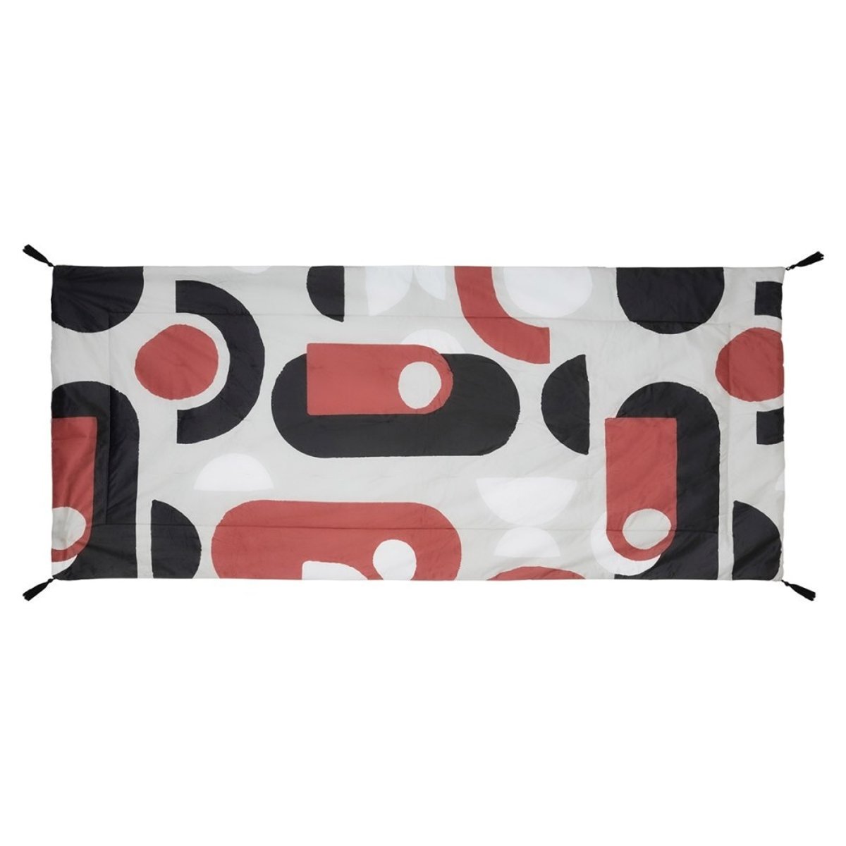 Édredon velours 80x180 Dash blanc, ATMOSPHERA
