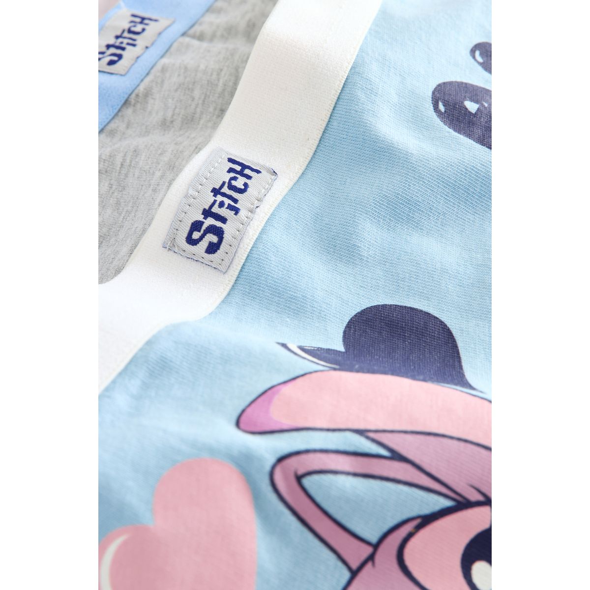 Short disney stitch et angel, lot de 5 rose/bleu, NEXT