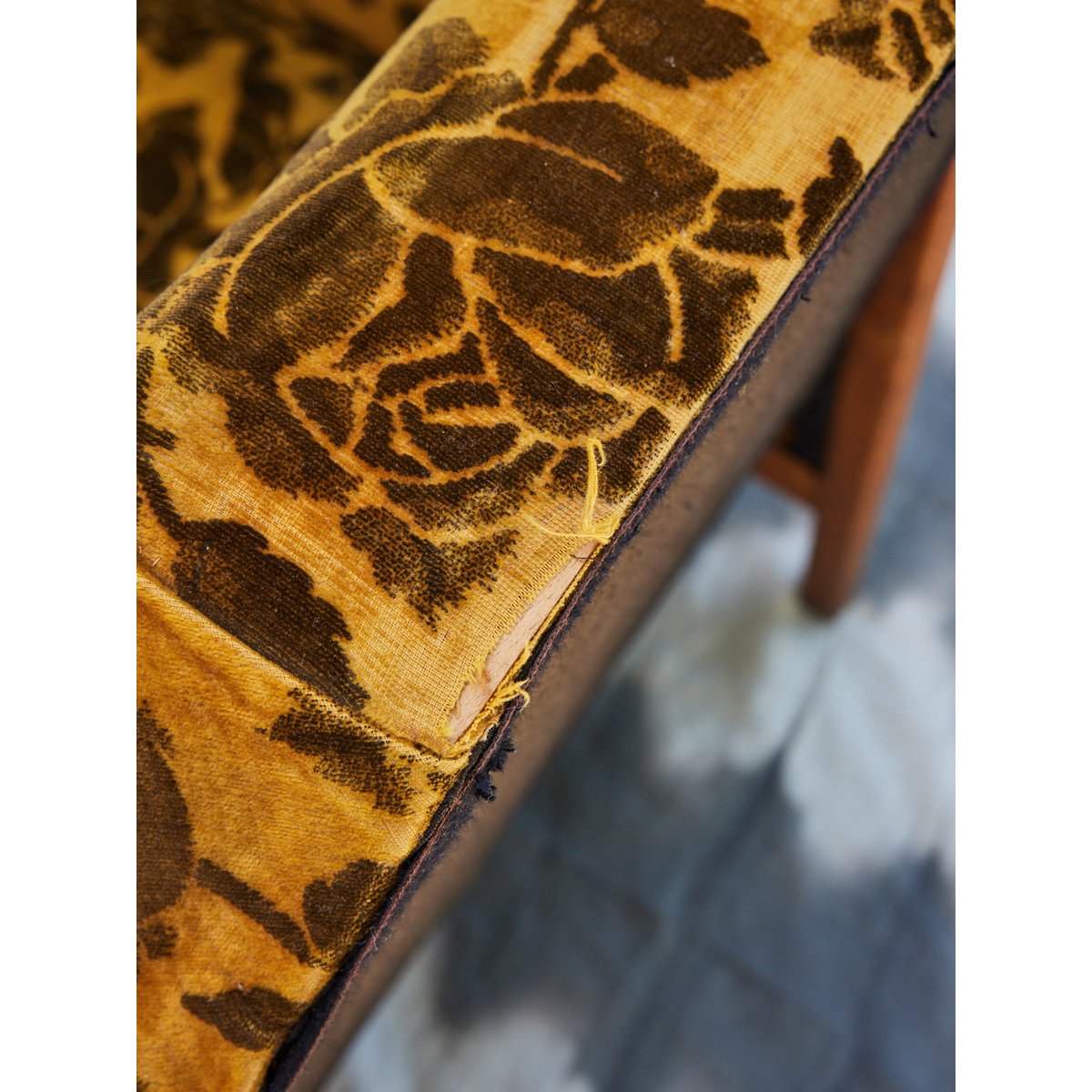 Paire de fauteuils art déco originaux Jakob N°1295 - Bon état bois foncé, DEBONGOUT