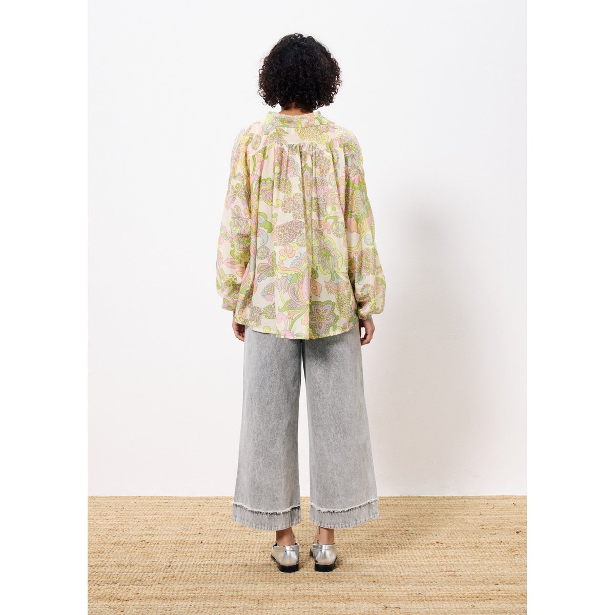 Chemise  en coton ISNELLE cachemire, FRNCH
