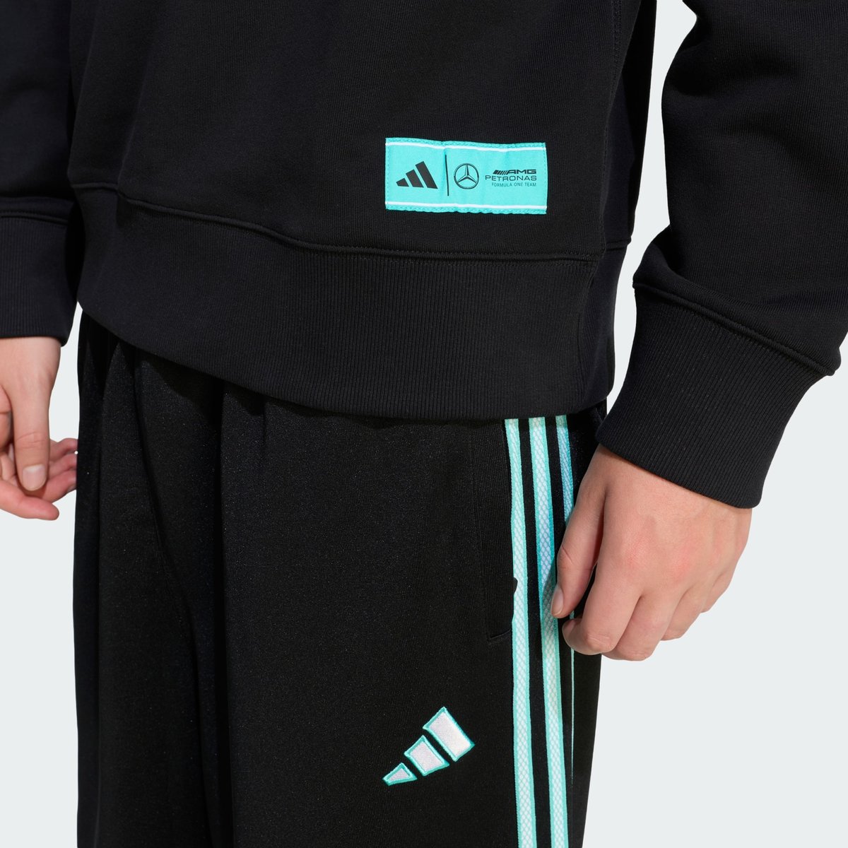 Haut Molleton Mercedes - Amg Petronas Formula One Team Las Vegas Hommes Haut Molleton Mercedes - Amg Petronas Formula One Team Las Vegas Hommes black / white, adidas Performance