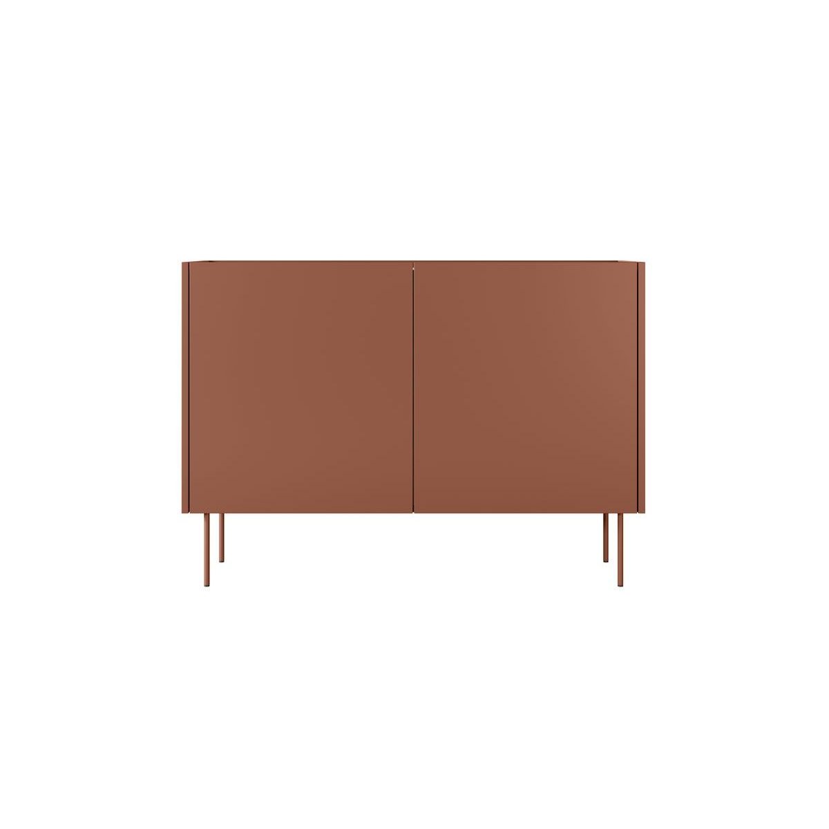 Buffet bas en panneaux de particules 2 portes 120 cm, ATLAS rouge, BOBOCHIC