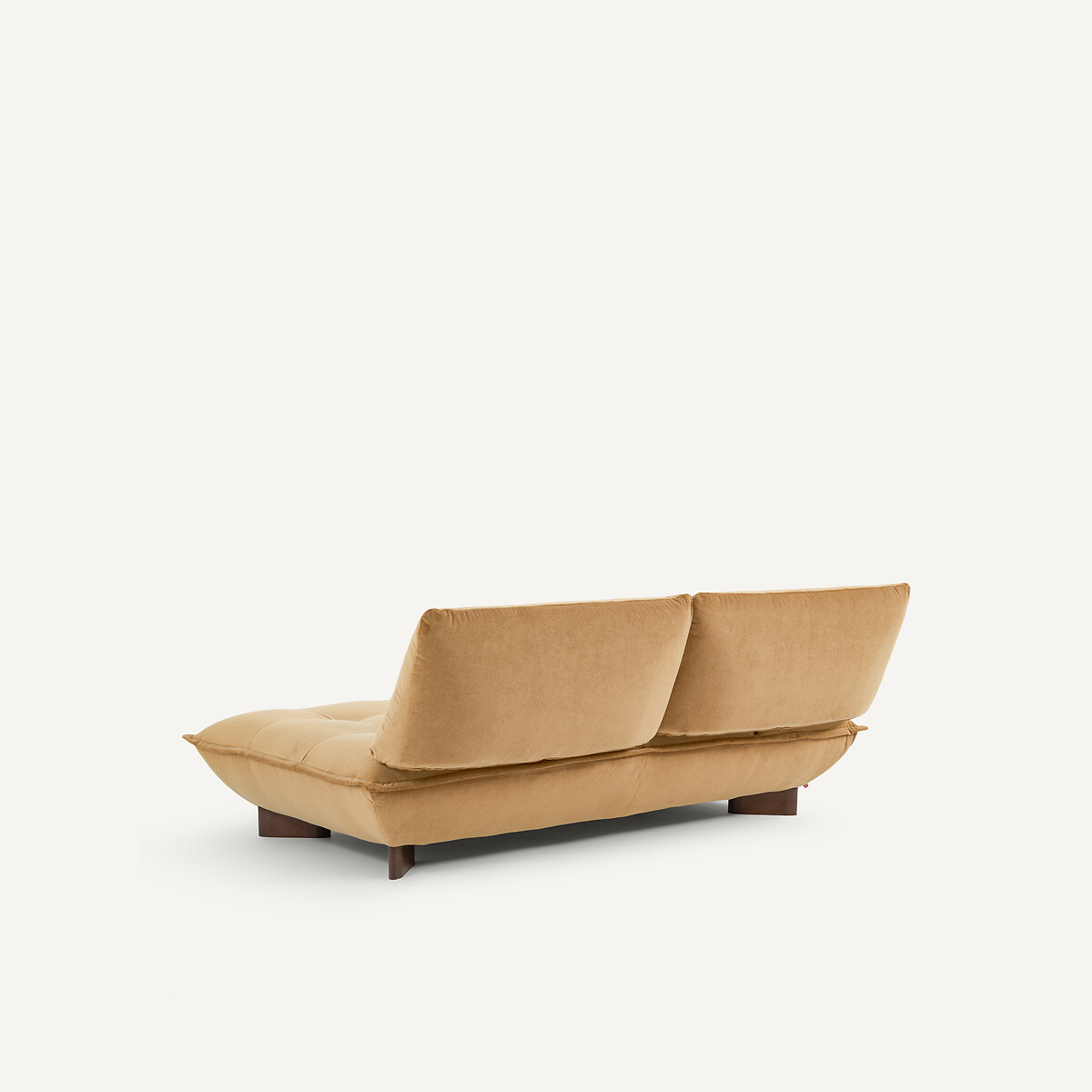 Banquette modulable en velours de lin, KAORI caramel, AM.PM