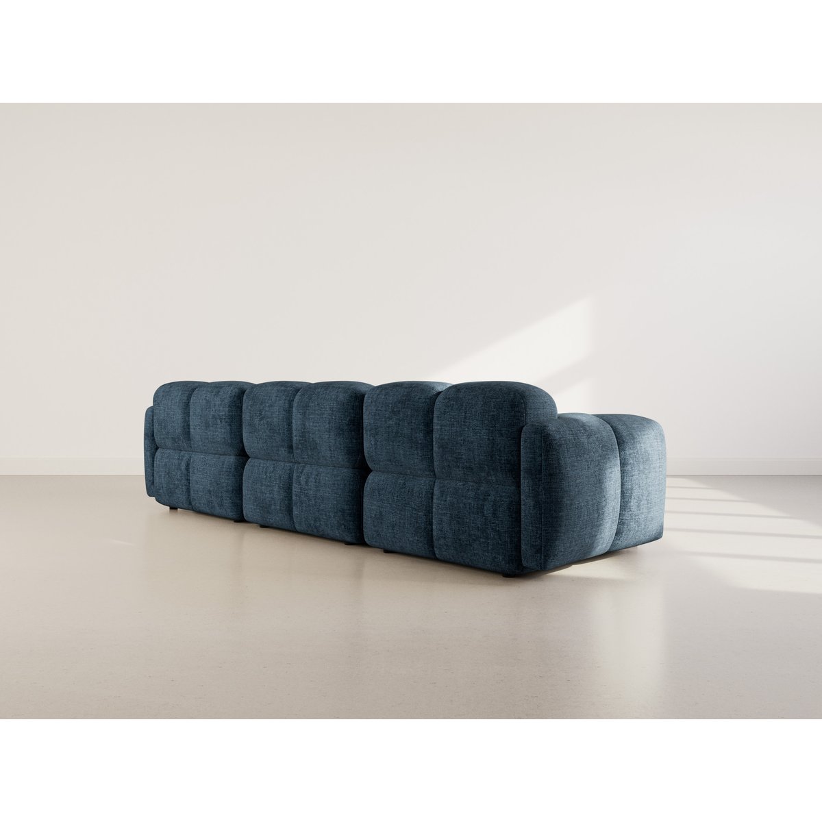 Canapé Modulable 3 places - GRACE bleu, BEST MOBILIER