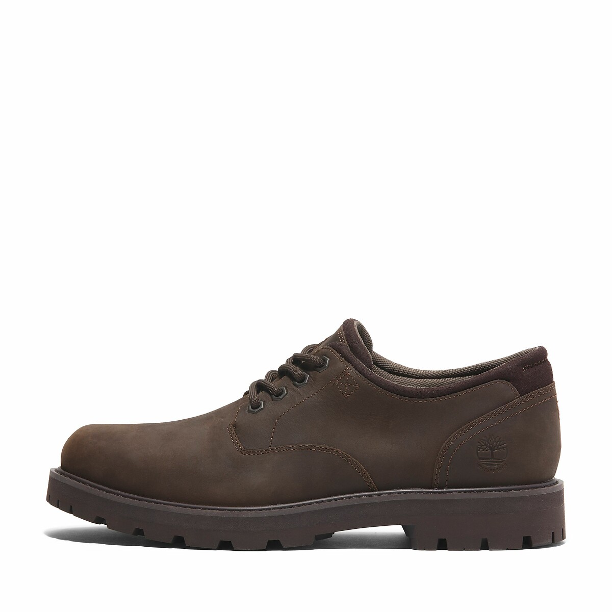 Leren derby's BRITTON ROAD LACE UP donkerkastanje, TIMBERLAND